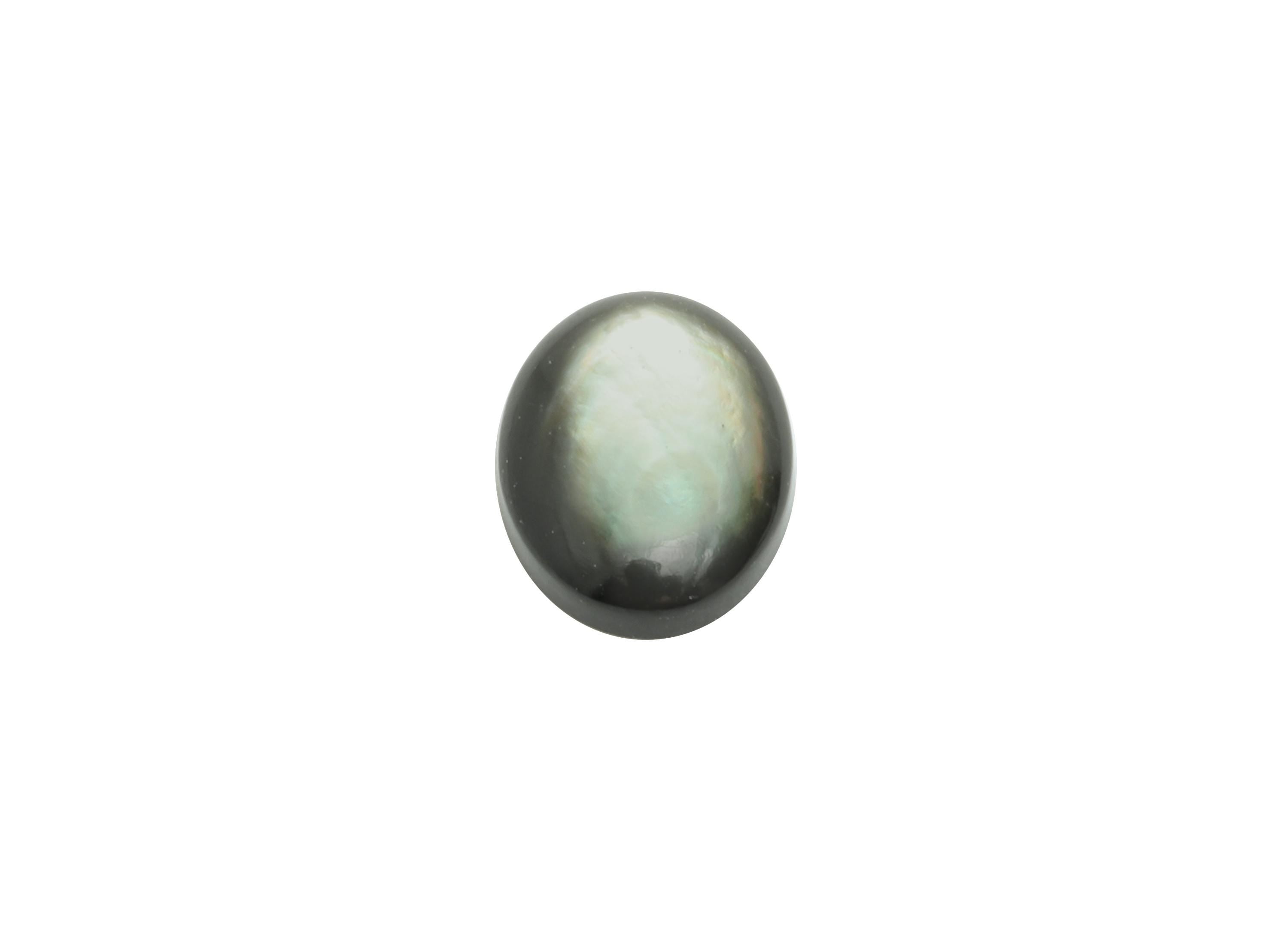 6*8mm Natural Black Shells Cabochon - Oval Cabochon DIY Gemstone Setting - Cabochon for Rings or Pendants - Healing Gemstone - NS3060