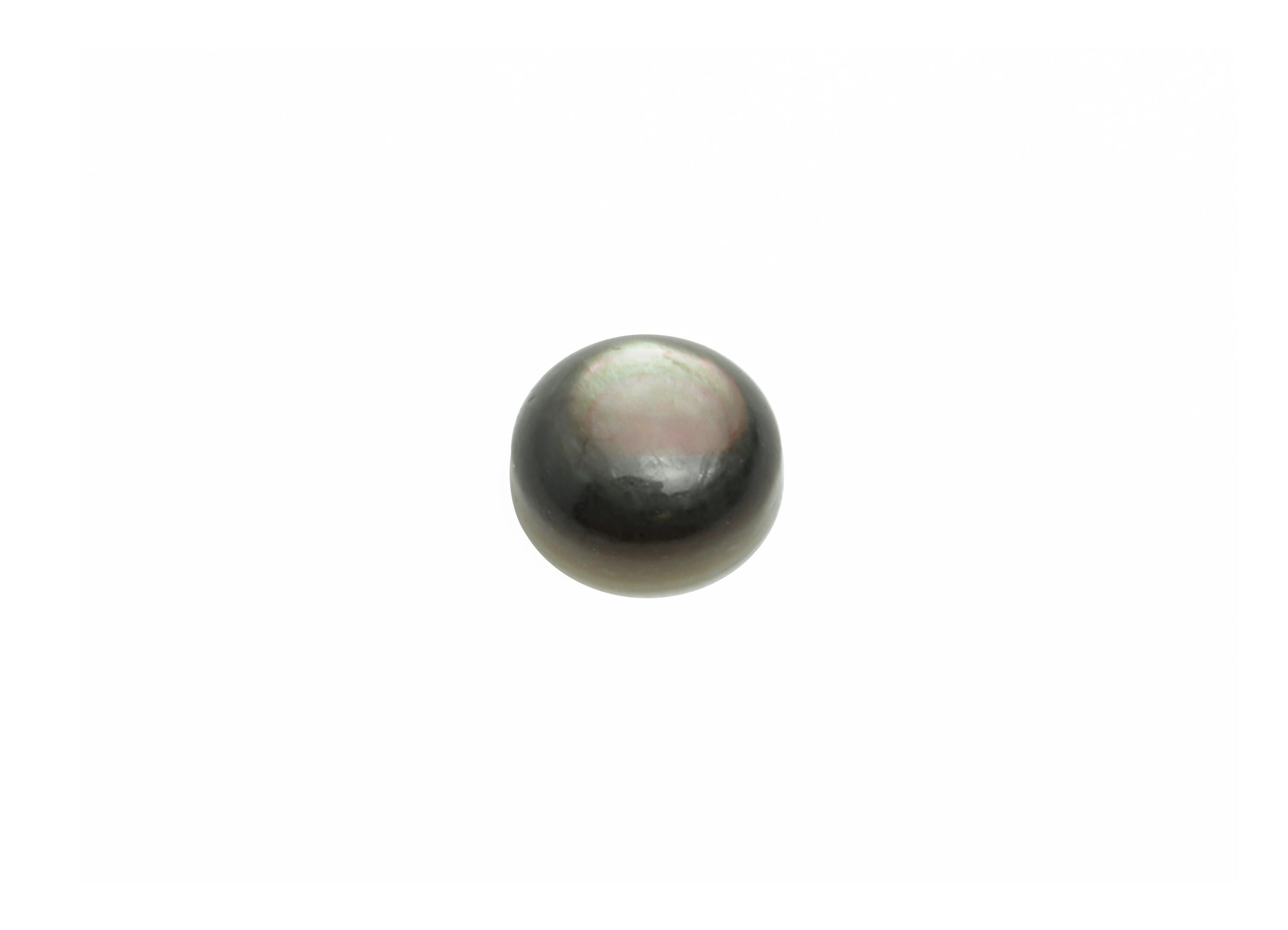 4mm Natural Black Shells Cabochon - Round Cabochon DIY Gemstone Setting - Cabochon for Rings or Pendants - Ring Jewelry Making - NS3040