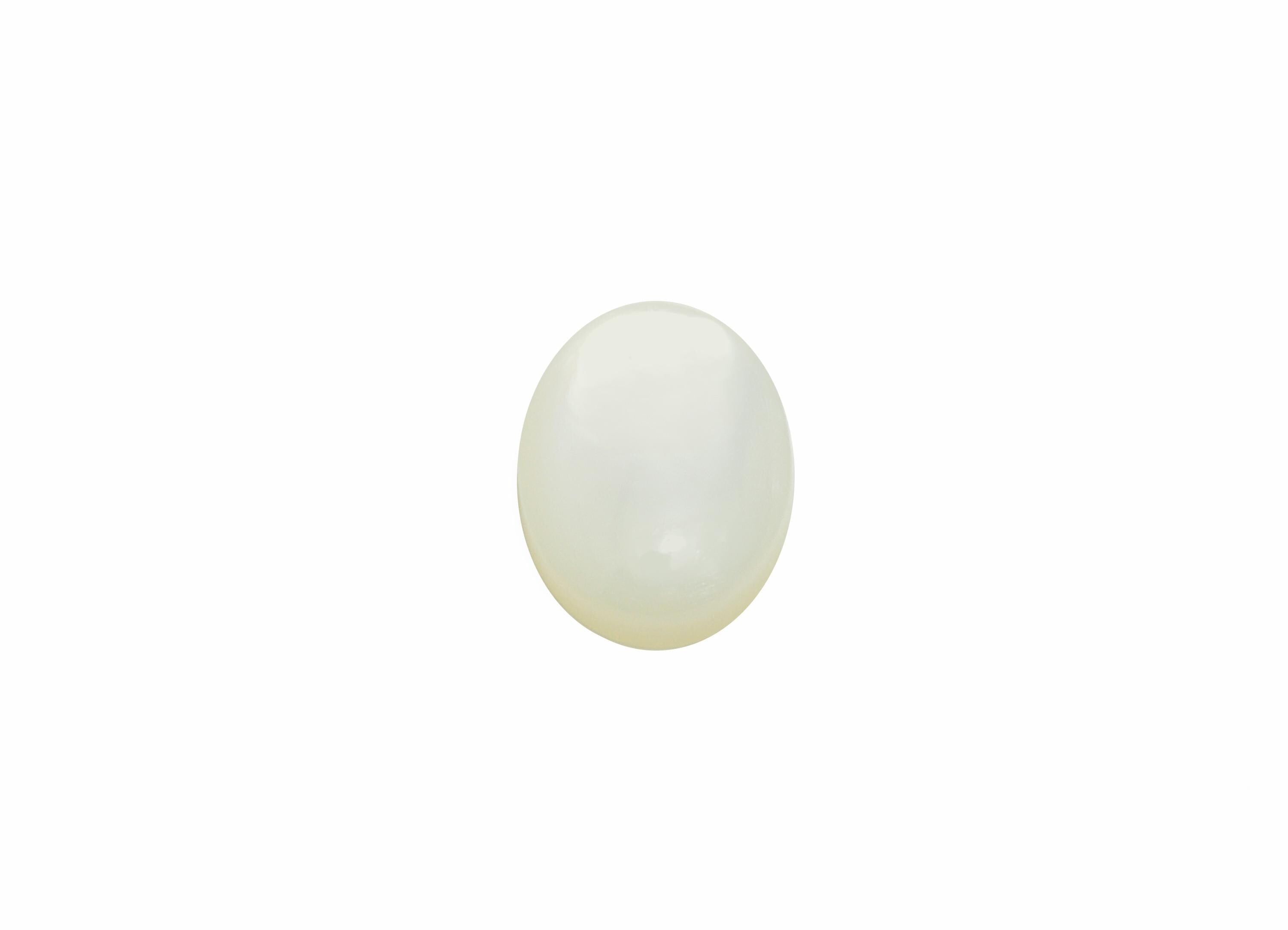 5*7mm Oval Natural White Shells Cabochon - Cabochon DIY Gemstone Setting - Cabochon for Rings or Pendants - Jewelry Shell Cabochon - NS3059