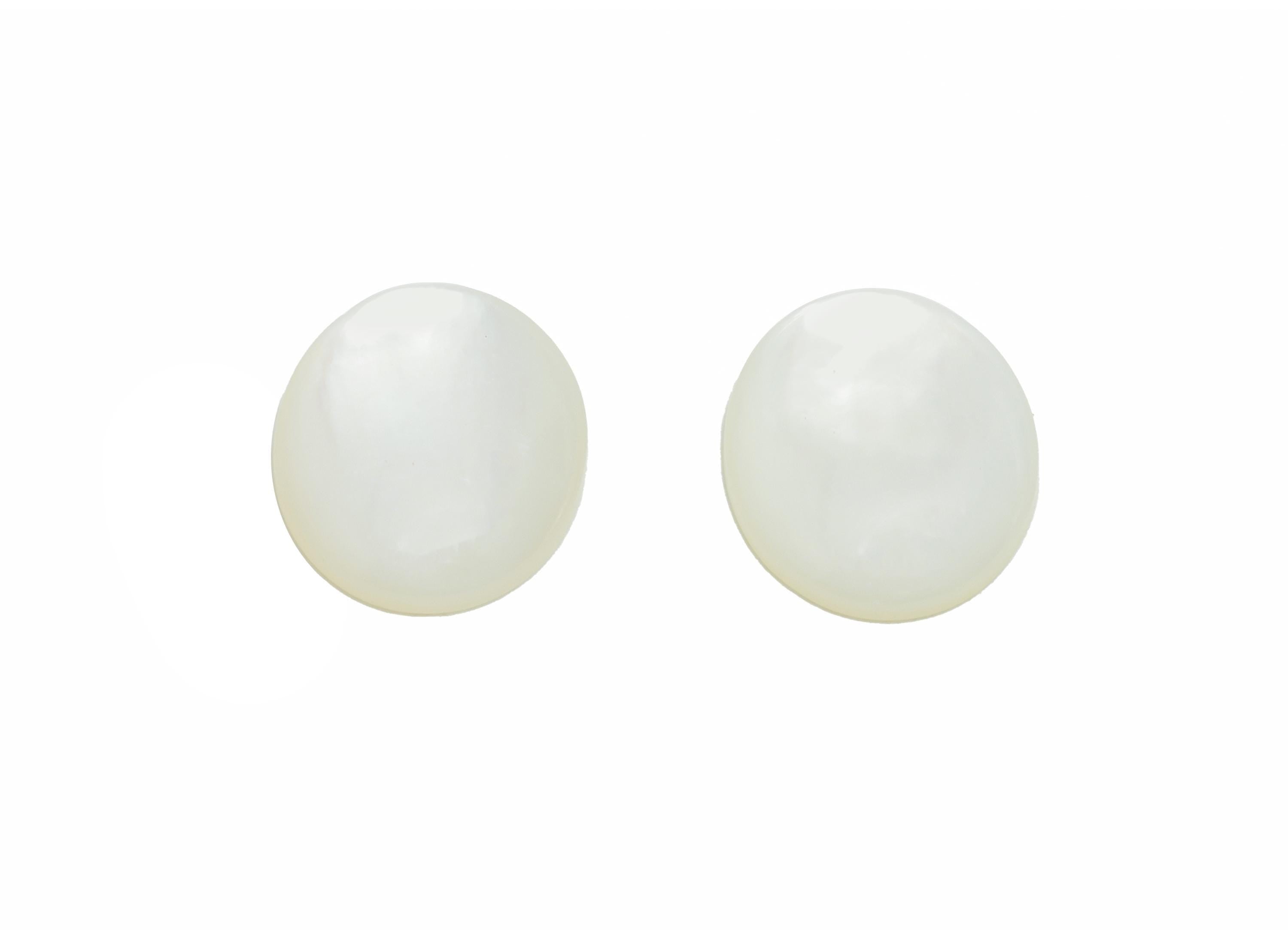 8*10mm Oval Natural White Shells Cabochon - Cabochon DIY Gemstone Setting - Cabochon for Rings or Pendants - Jewelry Shell Cabochon - NS3065