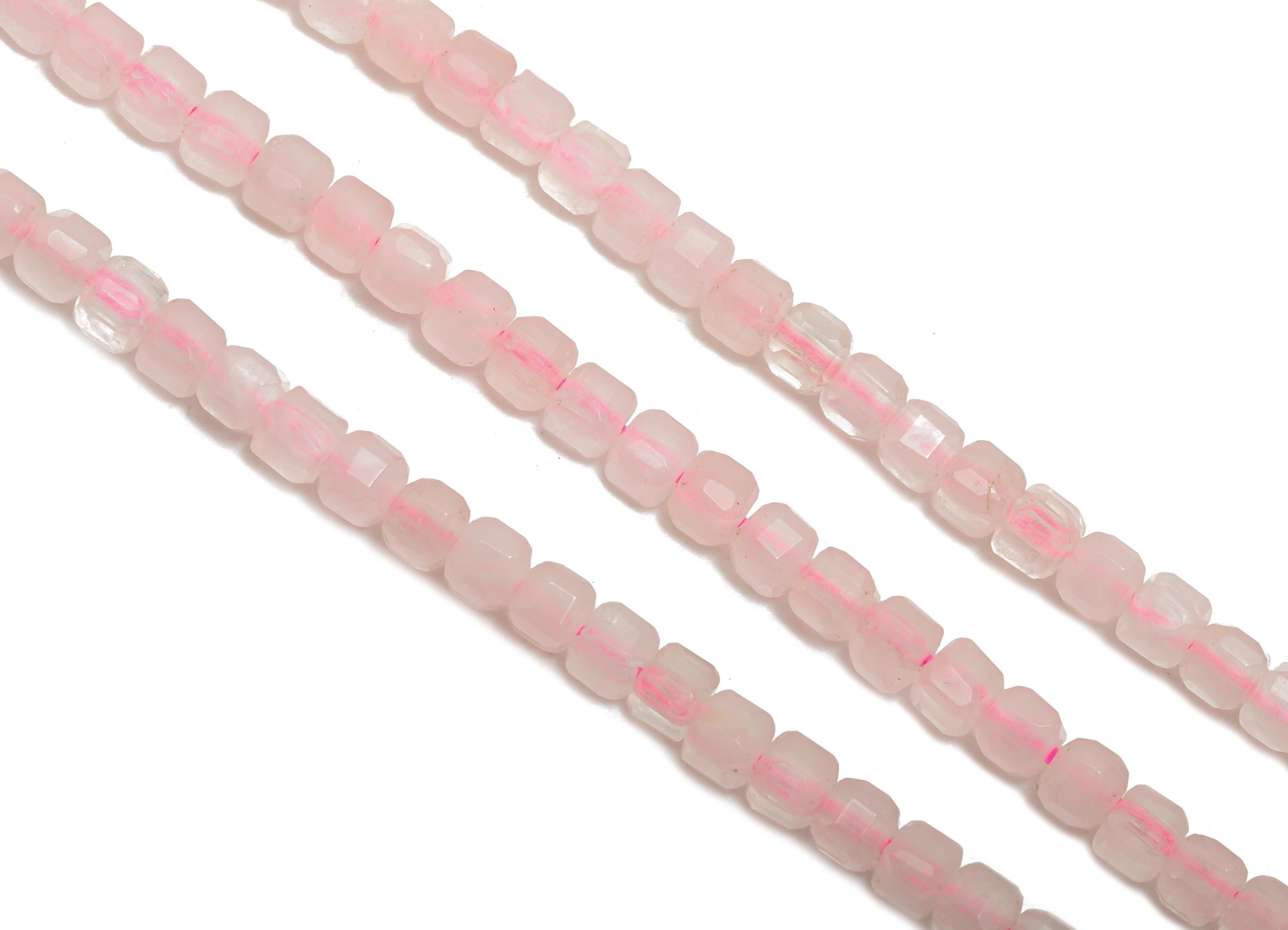 2mm Madagascar Natural Stone Beads - Faceted Cube 15.5inch/Strand - Handmade Jewelry Beads - Healing Gemstone Bead - Crafting Beads - NS2525