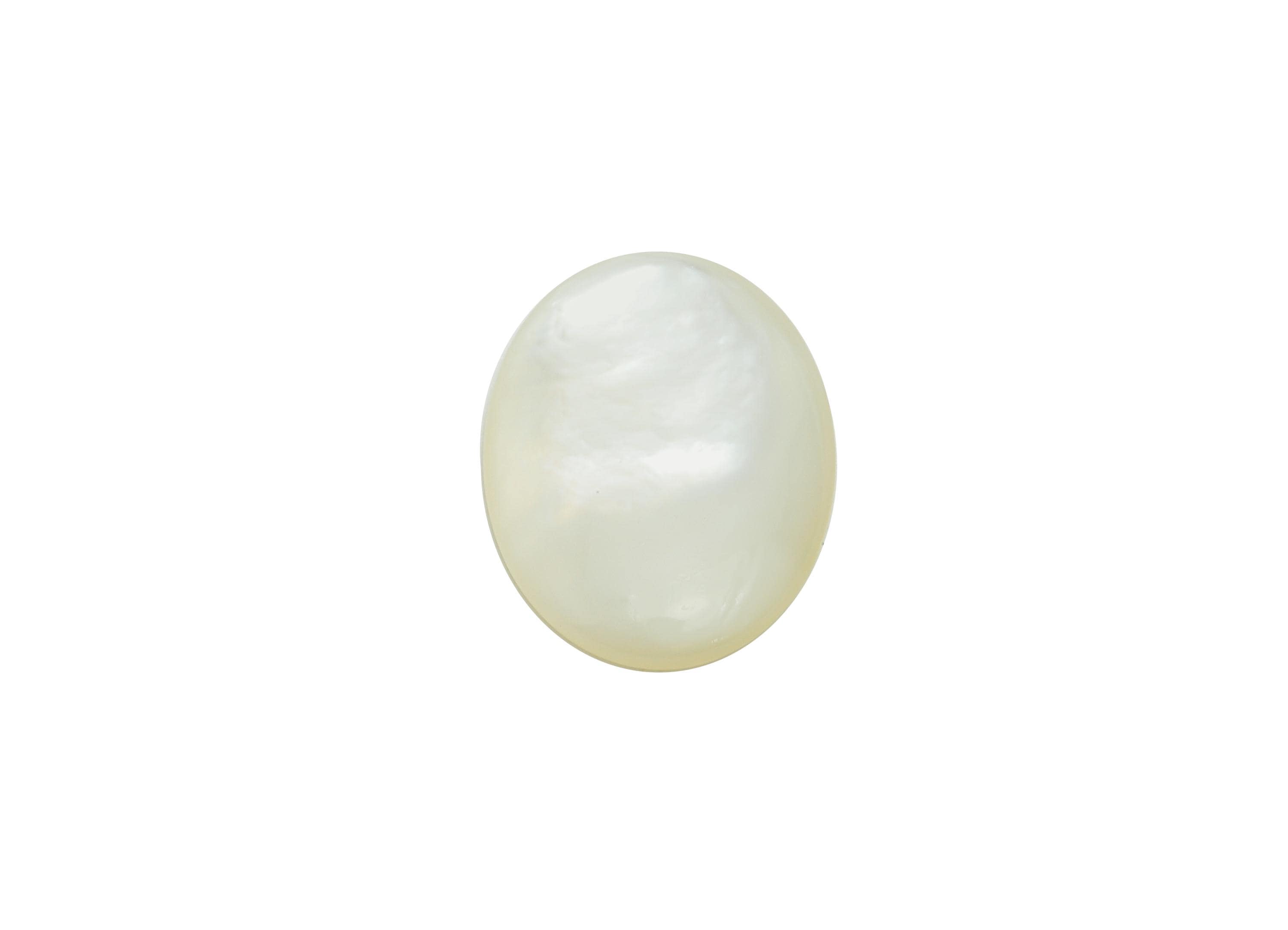 10*14mm Oval Natural White Shell Cabochon - Cabochon DIY Gemstone Setting - Cabochon for Rings or Pendants - Jewelry Shell Cabochon - NS3069