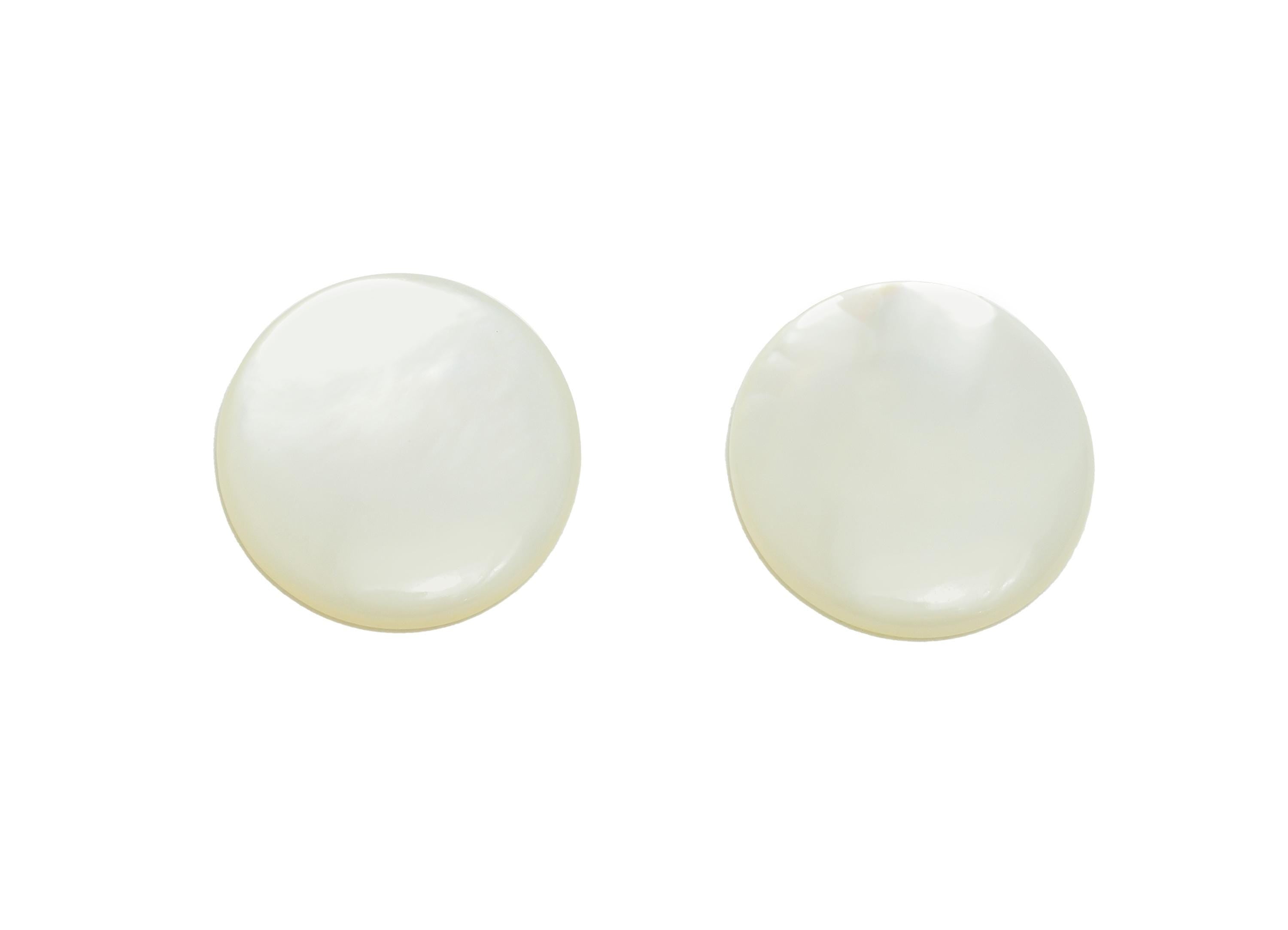 12*14mm Oval Natural White Shell Cabochon - Cabochon DIY Gemstone Setting - Cabochon for Rings or Pendants - Jewelry Shell Cabochon - NS3071