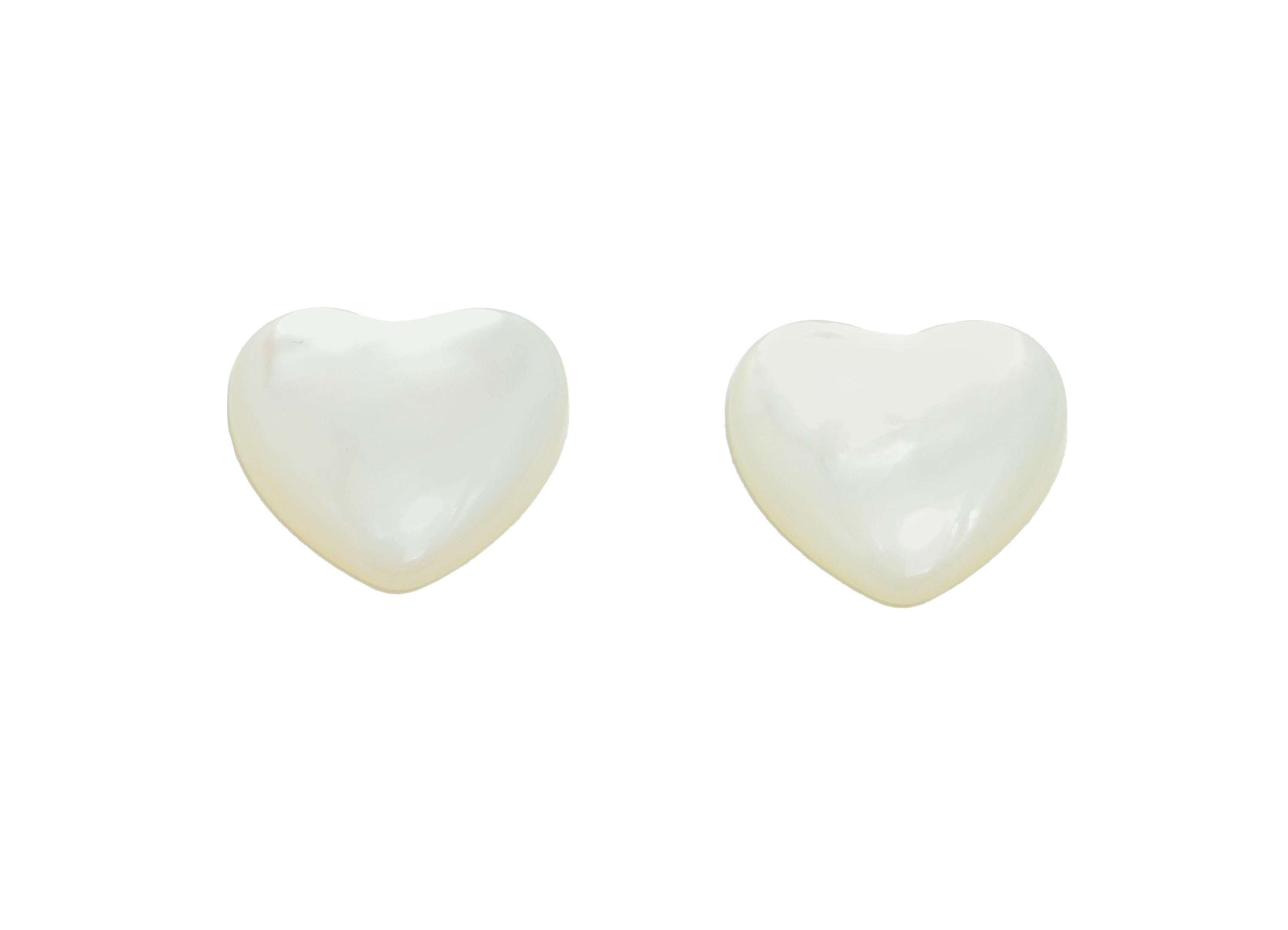 9*9mm Heart Natural White Shells Cabochon - Cabochon DIY Gemstone Setting - Cabochon for Rings or Pendants - Jewelry Cabochon - NS3077
