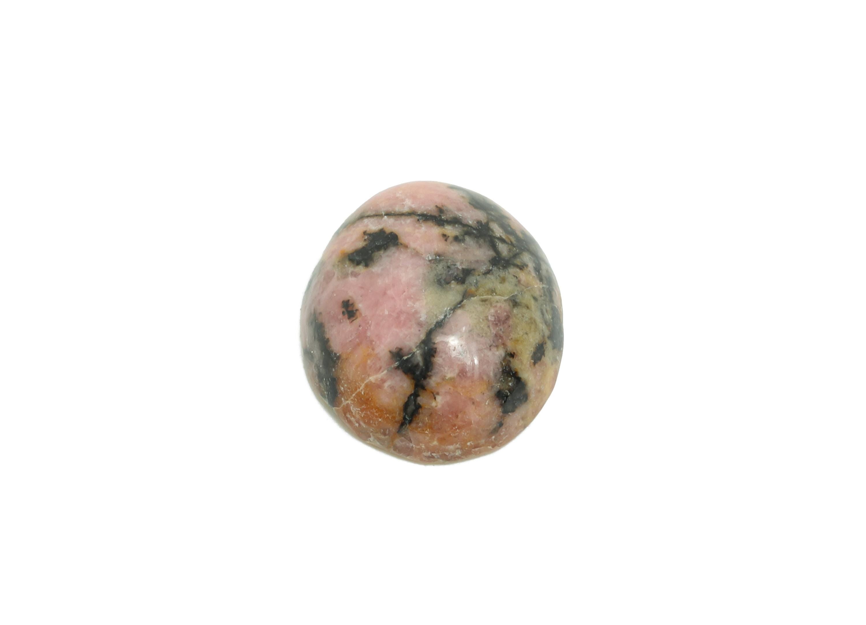 10*12mm Inner Line Rhodochrosite Natural Stone - Oval Cabochon for DIY Making - Setting Stone for Ring or Pendant - Decorative Stone -NS2904 - DOMEDBAZAAR