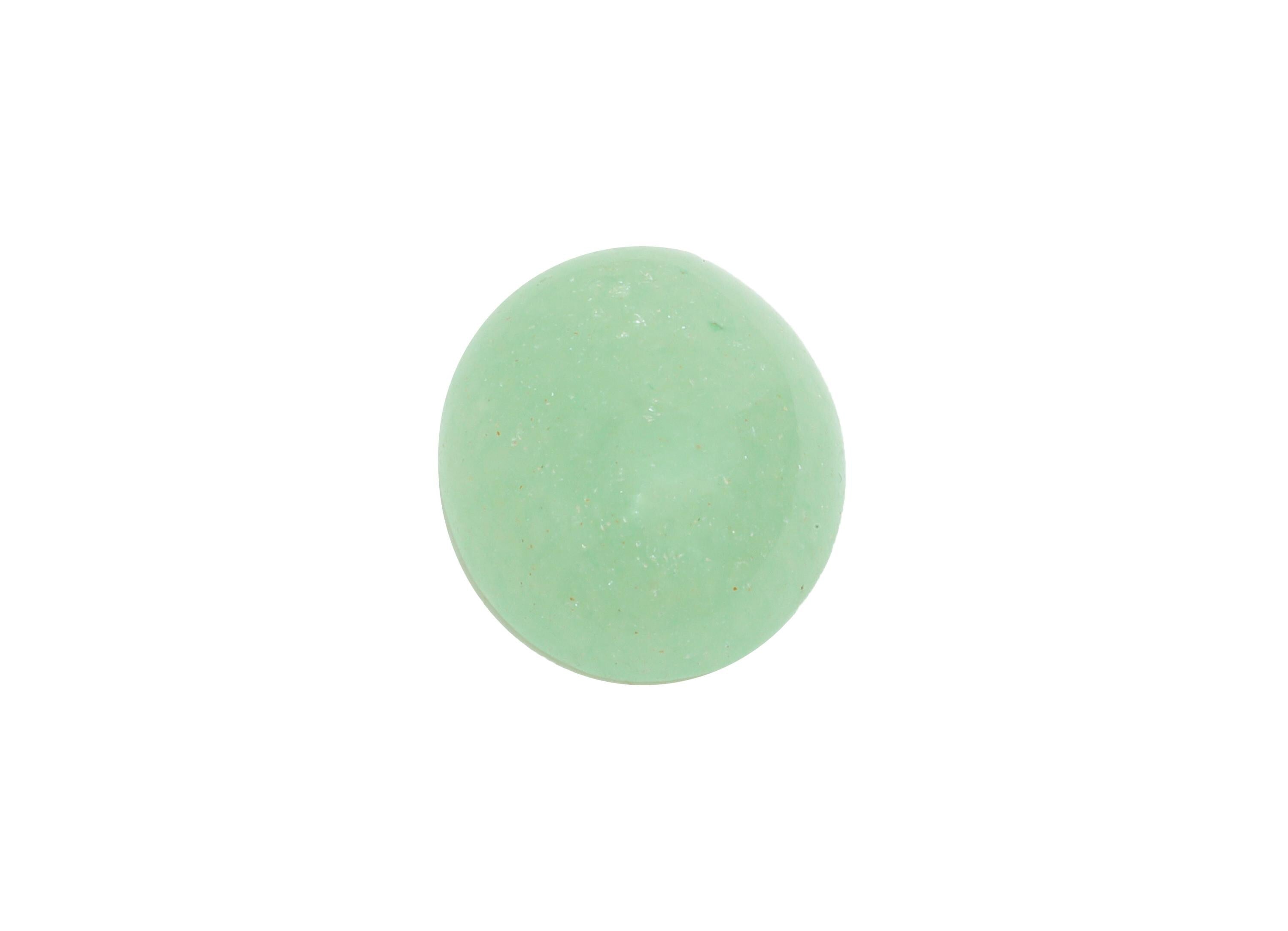 10*12mm Green Aventurine Natural Stone - Oval Cabochon for DIY Making - Setting Stone for Ring or Pendant - Decorative Gemstone - NS2908 - DOMEDBAZAAR