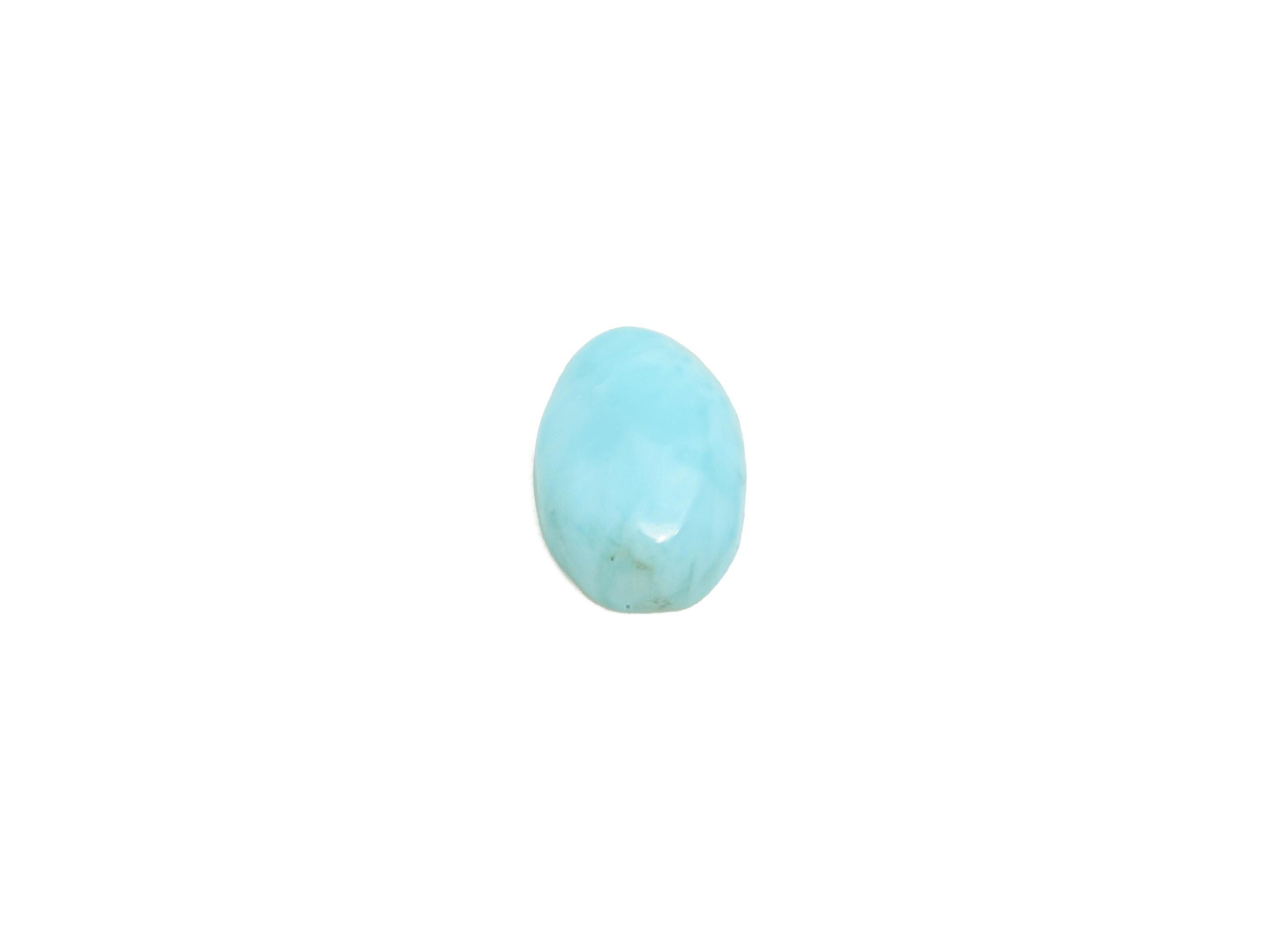 4*6mm Oval Larimar Natural Stone - Blue Larimar Cabochon For Crafts - Larimar Stone For Bezel Setting - Larimar For Jewelry Making - NS2751 - DOMEDBAZAAR