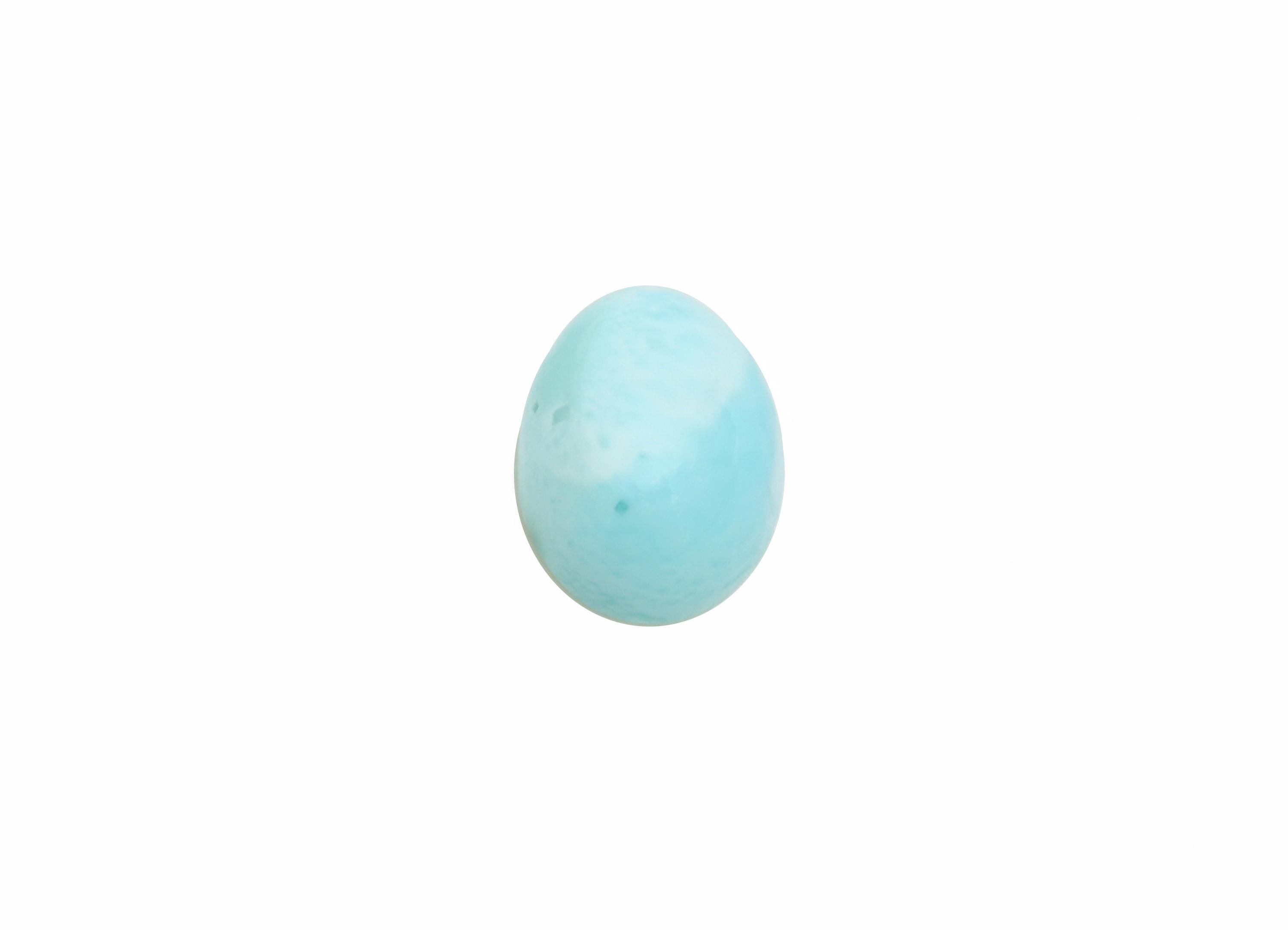 5*7mm Oval Larimar Natural Stone - Blue Larimar Cabochon For Crafts - Larimar Stone For Bezel Setting - Larimar For Jewelry Making - NS2752 - DOMEDBAZAAR