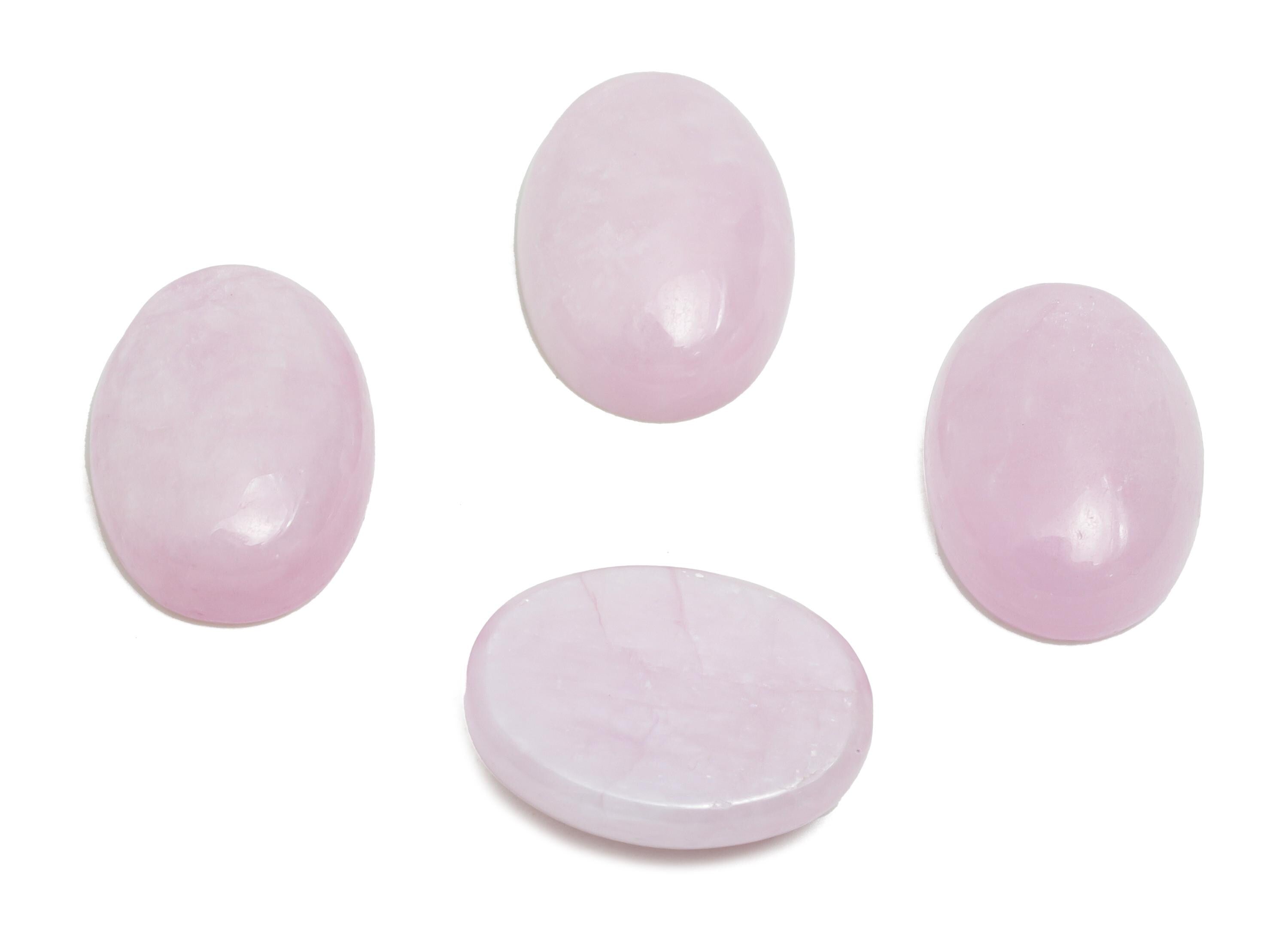 10*14mm Cabochon Oval Rose Quartz Stone - Purple Rose Quartz For Crafts - Healing Stone For Jewelry Setting - Stone For Jewelry - NS2693 - DOMEDBAZAAR