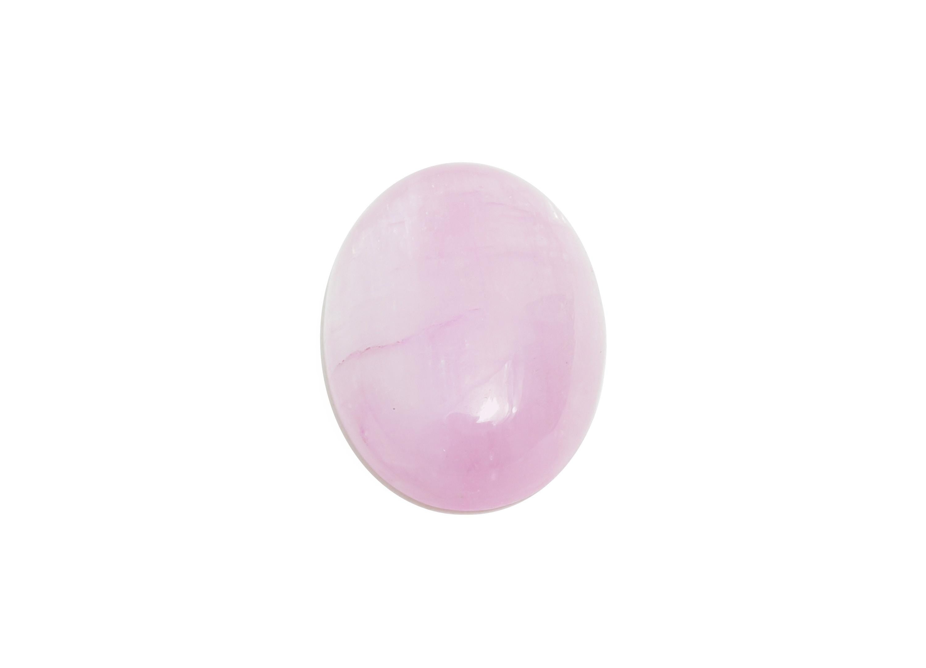 13*18mm Cabochon Oval Rose Quartz Stone - Purple Rose Quartz For Crafts - Healing Stone For Jewelry Setting - Stone For Jewelry - NS2694 - DOMEDBAZAAR