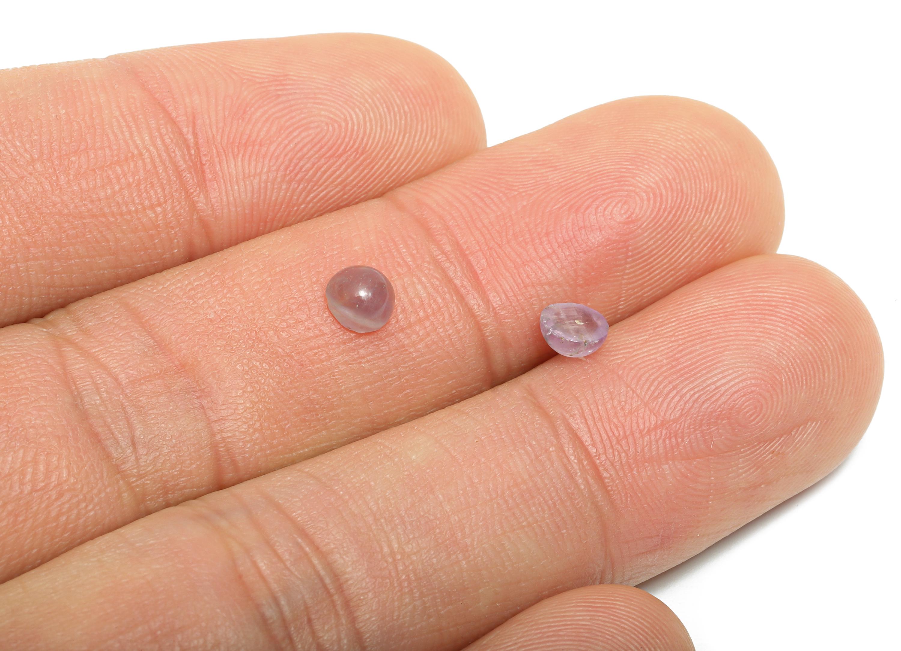 5mm Amethyst Cabochon - Round Bezel Setting Stone for Pendant Jewelry - Polished Amethyst Cabochon for Ring - Healing Stone Gemstone -NS2931 - DOMEDBAZAAR