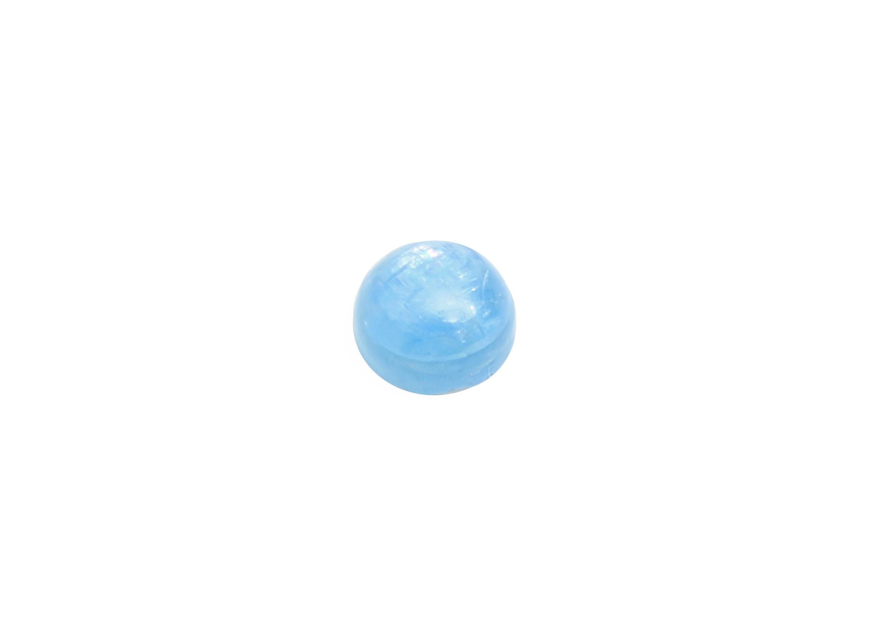 4mm Cabochon Round Kyanite - Kyanite For Jewelry Making - High-Quality Kyanite Cabochon For Bezel Setting - Kyanite For Setting - NS2732 - DOMEDBAZAAR