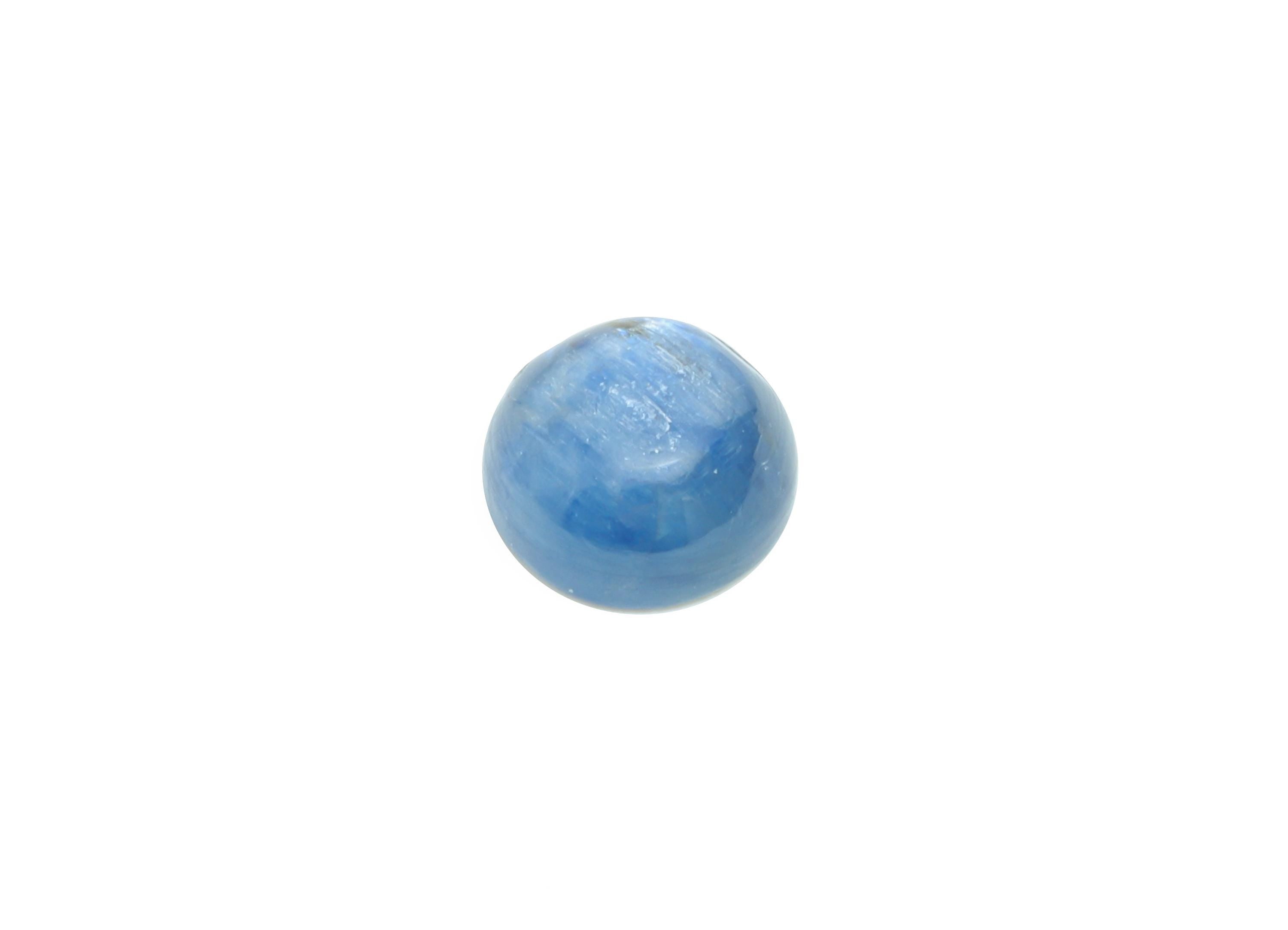 7mm Cabochon Round Kyanite - Kyanite For Jewelry Making - High-Quality Kyanite Cabochon For Bezel Setting - Kyanite For Setting - NS2735 - DOMEDBAZAAR