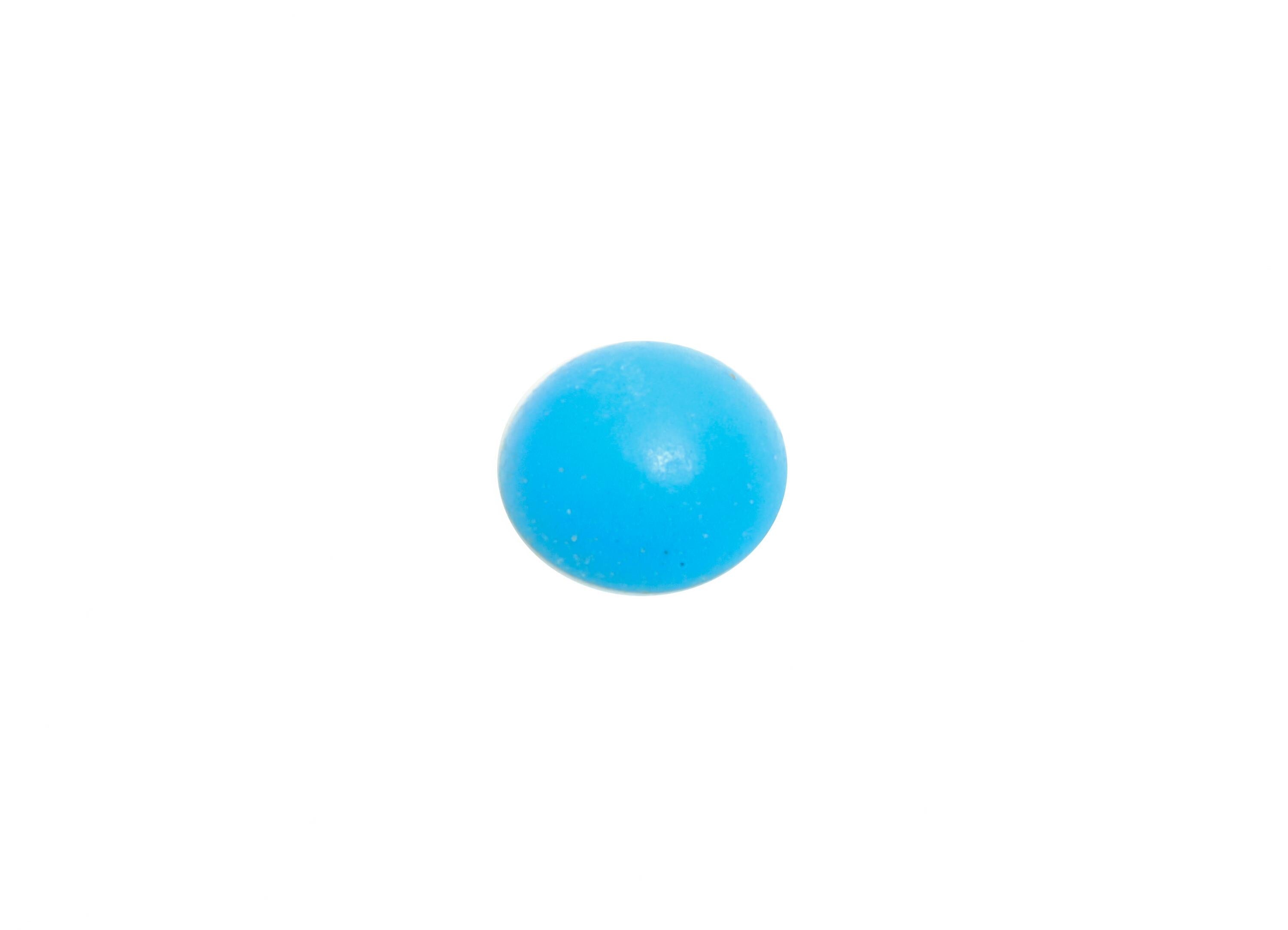 5mm Blue Natural Stone Cabochon - Round Bezel Setting Stone for Pendant Jewelry - Polished Cabochon for Rings - Healing Gemstone - NS2941 - DOMEDBAZAAR
