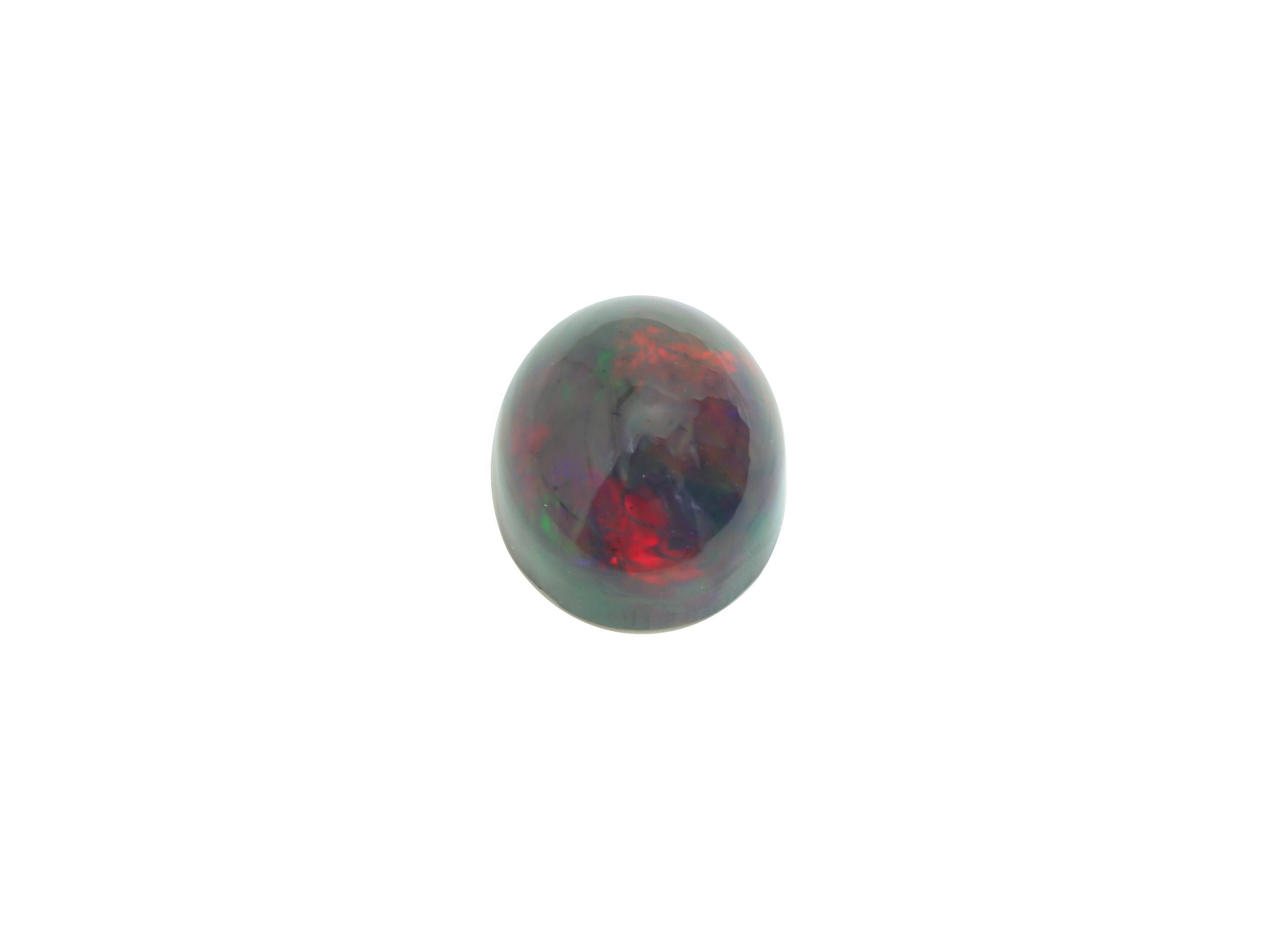 8*10mm Cabochon Oval Ethiopian Opal - Opal Cabochon For Jewelry - Polished Ethiopian Opal For Setting - Ethiopian Opal Jewelry Making-NS2702 - DOMEDBAZAAR