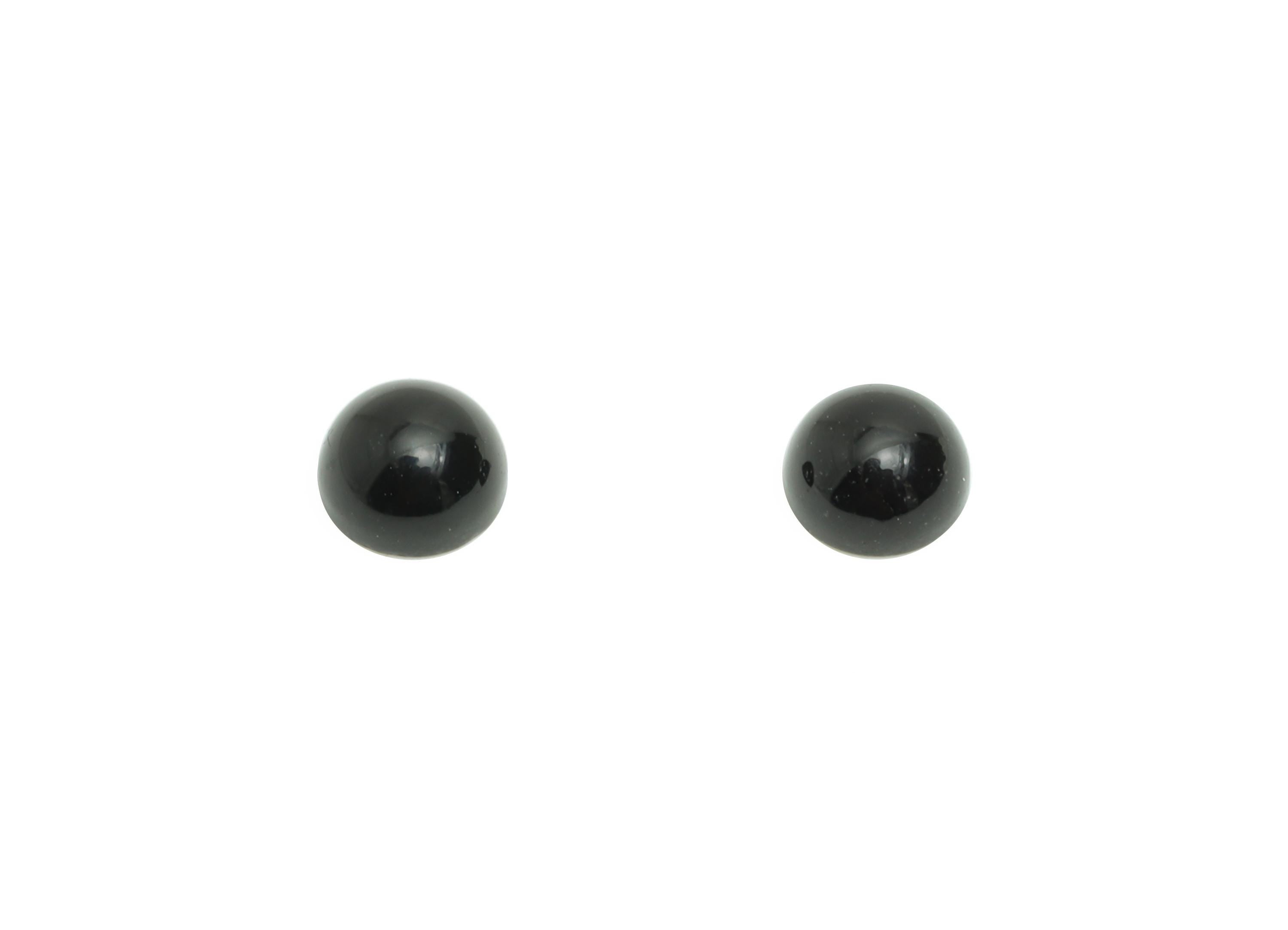4mm Black Onyx Cabochon - Round Bezel Setting Stone for Pendant Jewelry - Polished Cabochon for Ring - Healing Natural Gemstone - NS2947 - DOMEDBAZAAR