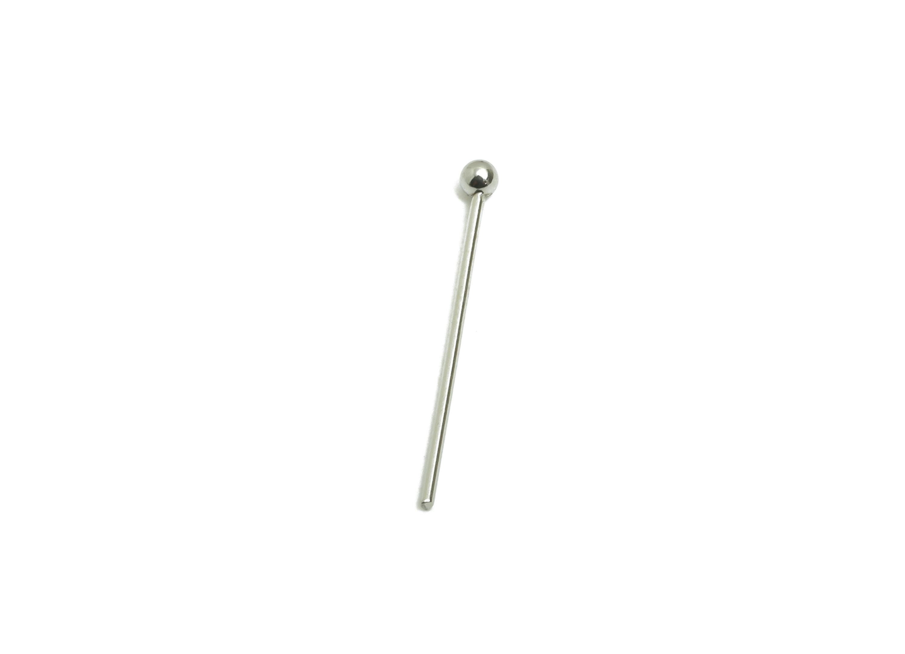 0.7*22mm Steel Ball Head Pin - Beading Wire for Jewelry - Ball Head Pins for Jewelry Making - Crafting Headpins for Beaded Jewelry-SS2132-22