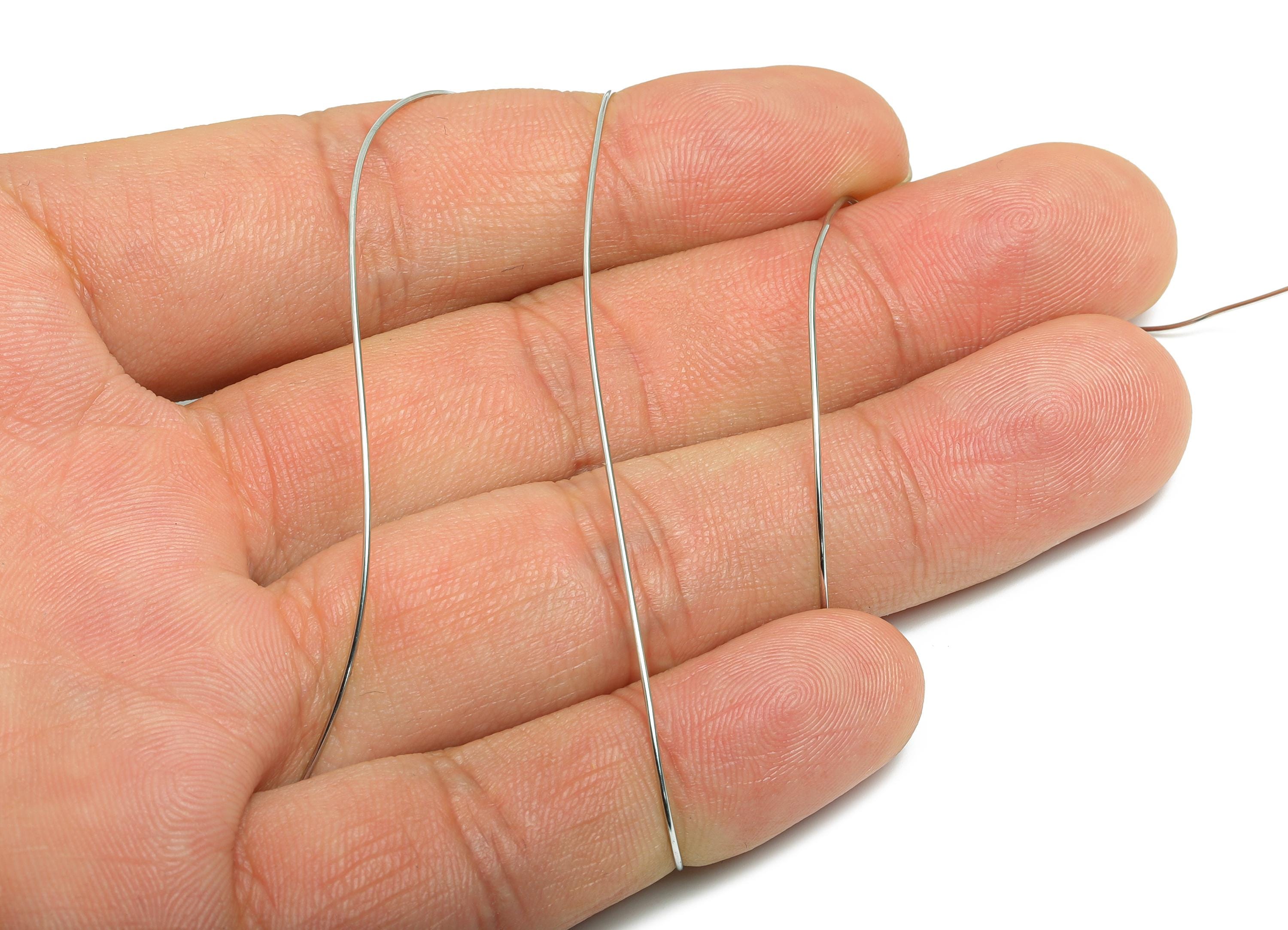 0.6mm/2m/Bag Steel Wire - Silver Color Wire for Jewelry Making - Beading Wire for Handmade Jewelry - Metal Craft Wire for Jewelry - SS2209-6