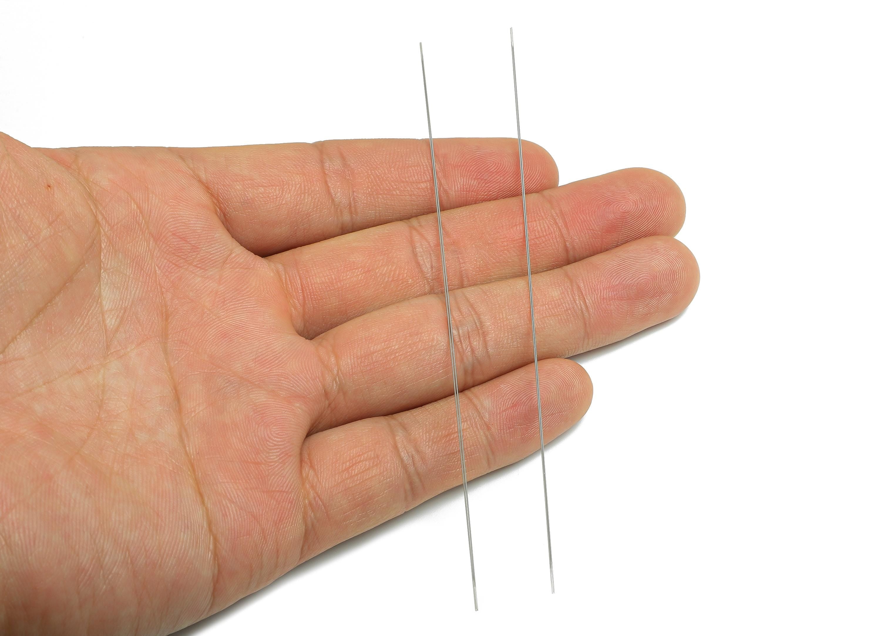 12.5cm Long Beading Needle - Steel Sewing Needle - Straight Stick Needle - Beading Pin for Jewelry - DIY Making for Beaded Jewelry - SS2143 - DOMEDBAZAAR
