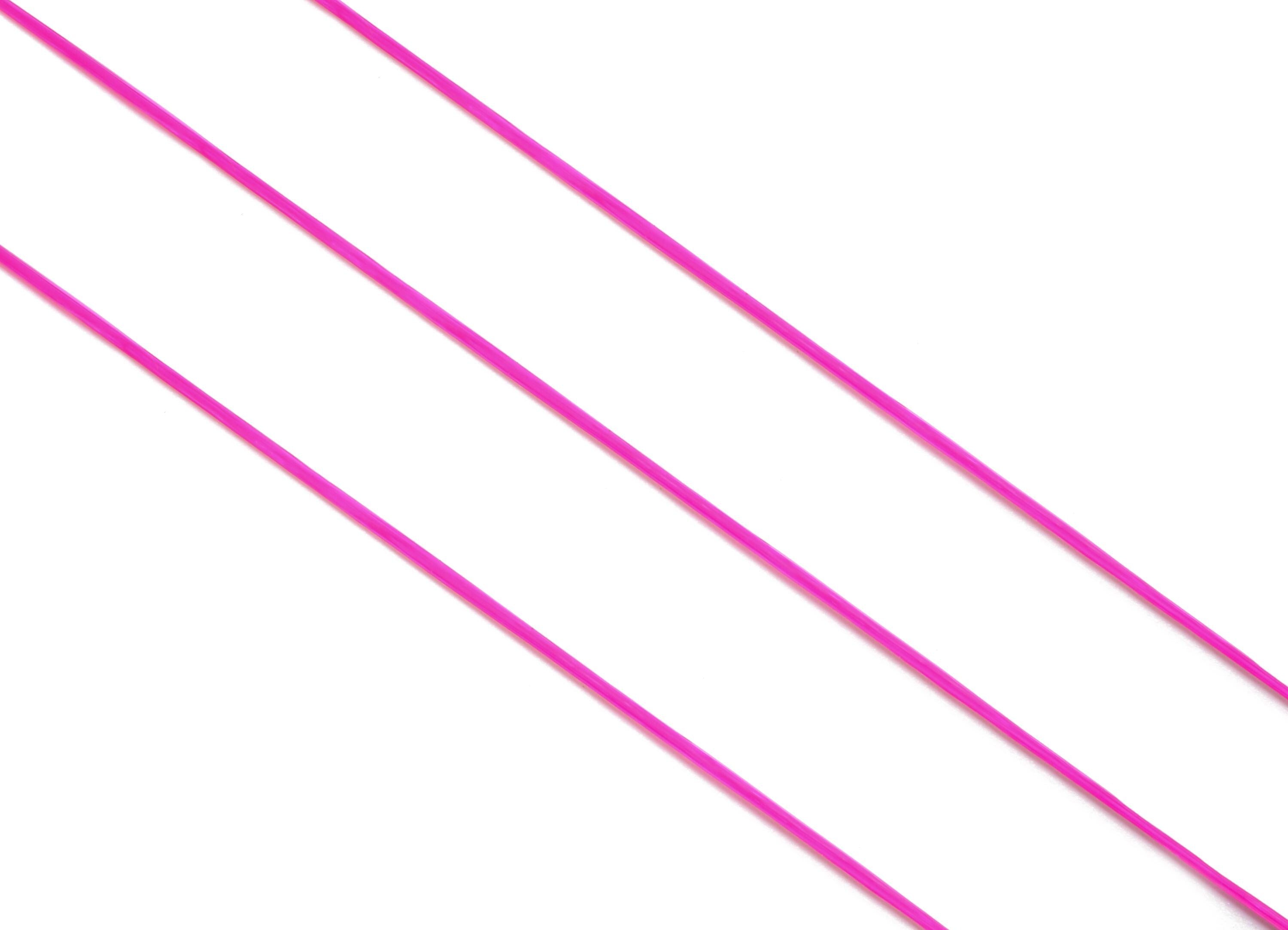 0.6mm Elastic Thread - Elastic Cord for Crafts 60m/Roll - Deep Pink Beading and Jewelry Making Elastic - Elastic Sewing Craft Cord - TH1116