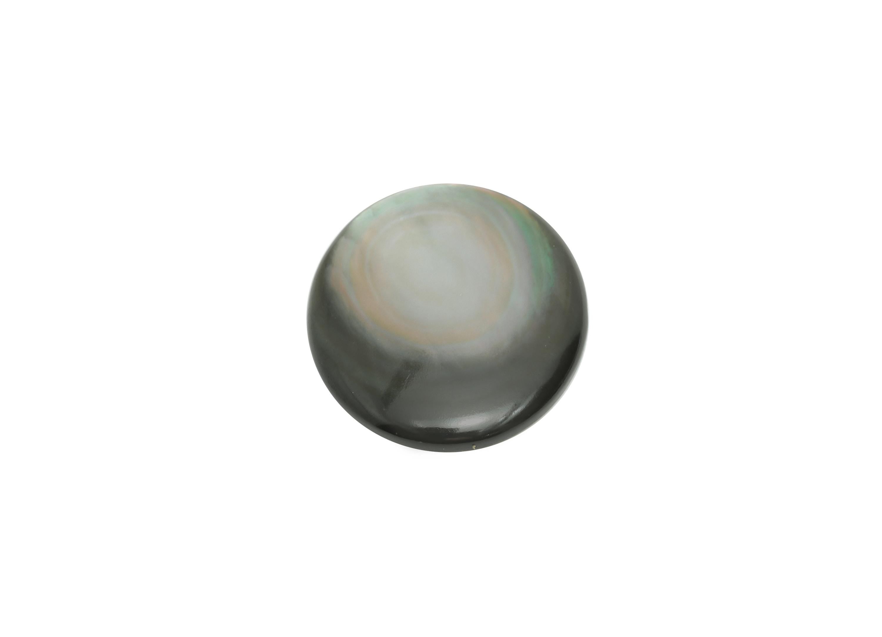 13*15mm Natural Black Shells Cabochon - Oval Cabochon DIY Gemstone Setting - Cabochon for Rings or Pendants - Healing Gemstone - NS3072