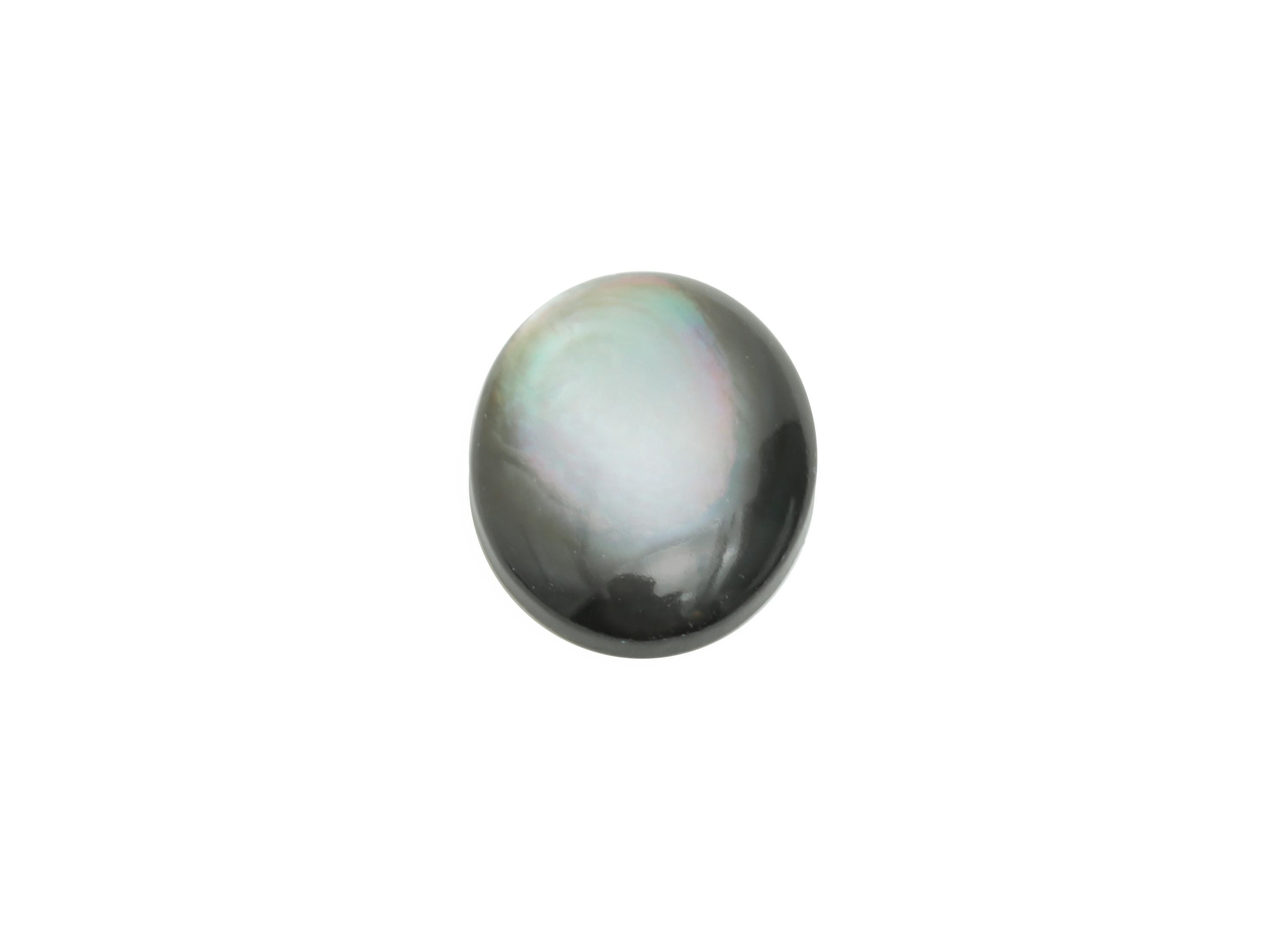 8*10mm Natural Black Shells Cabochon - Oval Cabochon DIY Gemstone Setting - Cabochon for Rings or Pendants - Healing Gemstone - NS3064
