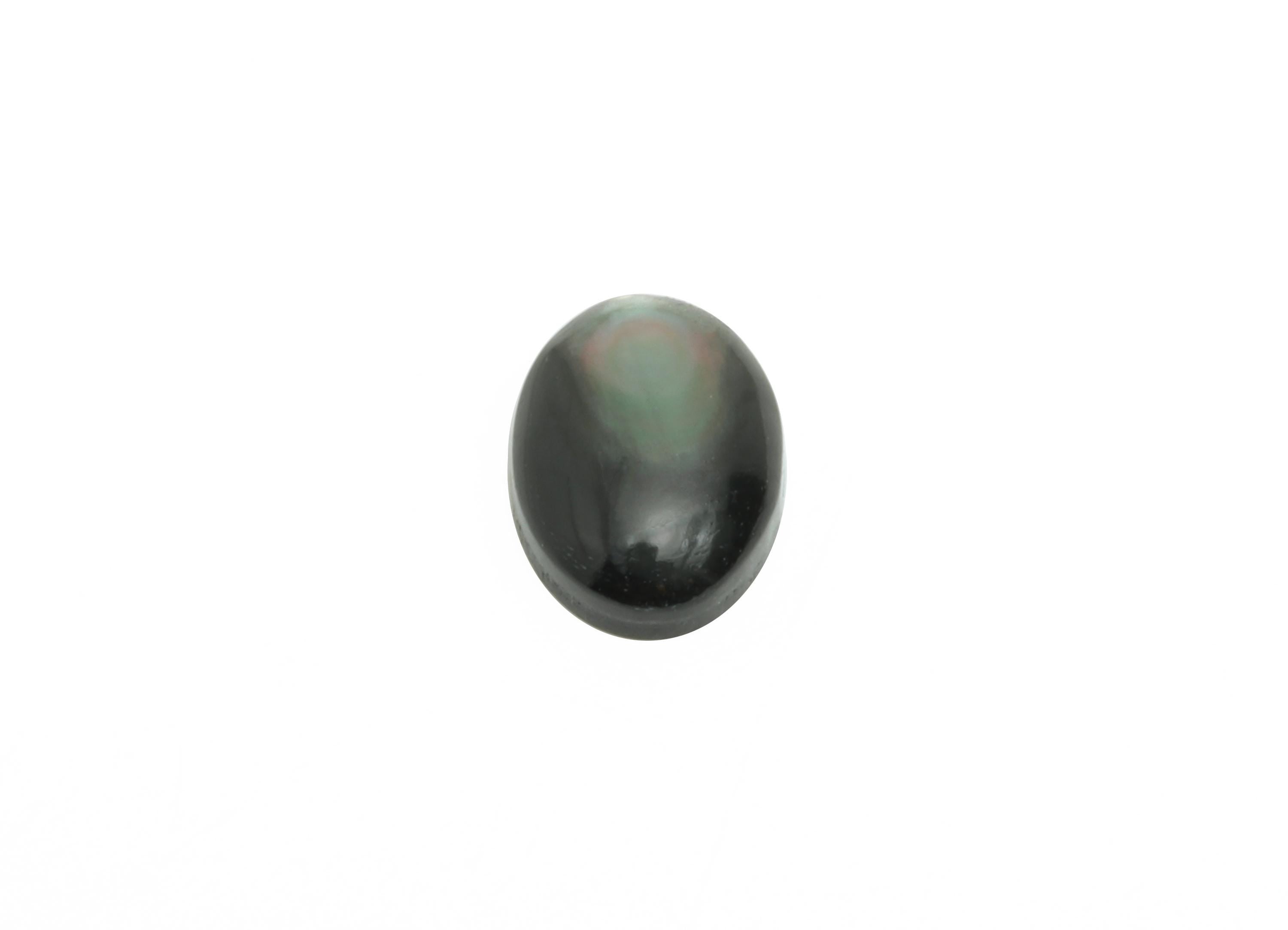 5*7mm Natural Black Shells Cabochon - Oval Cabochon DIY Gemstone Setting - Cabochon for Rings or Pendants - Healing Gemstone - NS3058
