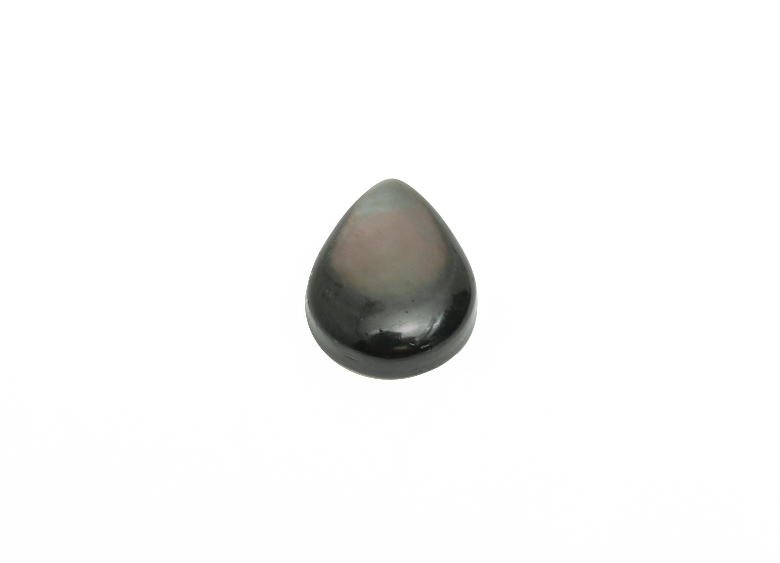 6x8mm Teardrop Natural Black Shells Cabochon - Cabochon DIY Gemstone Setting - Cabochon for Rings or Pendants - DIY Jewelry Craft - NS3052