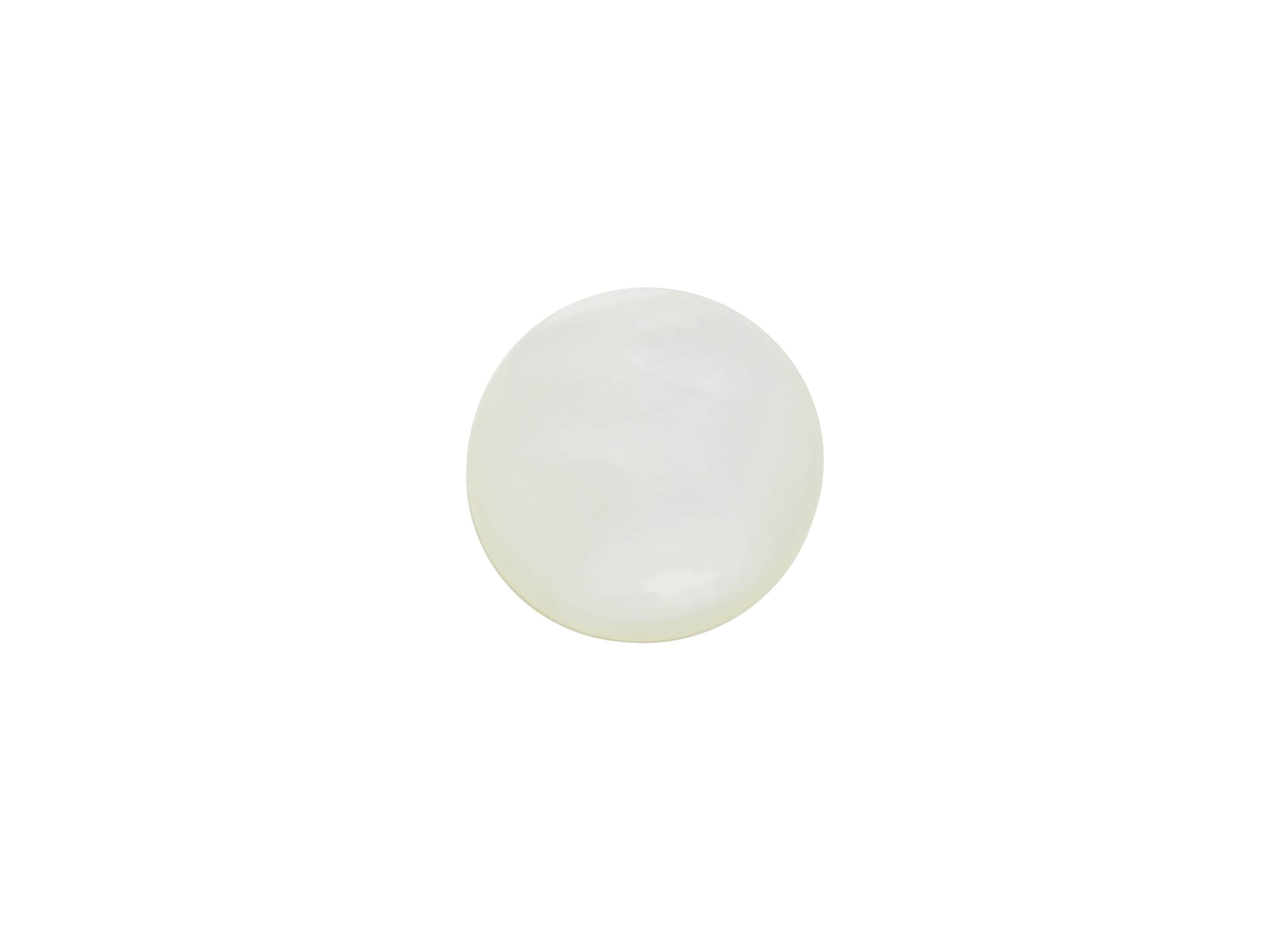 10*12mm Oval Natural White Shell Cabochon - Cabochon DIY Gemstone Setting - Cabochon for Rings or Pendants - Jewelry Shell Cabochon - NS3067