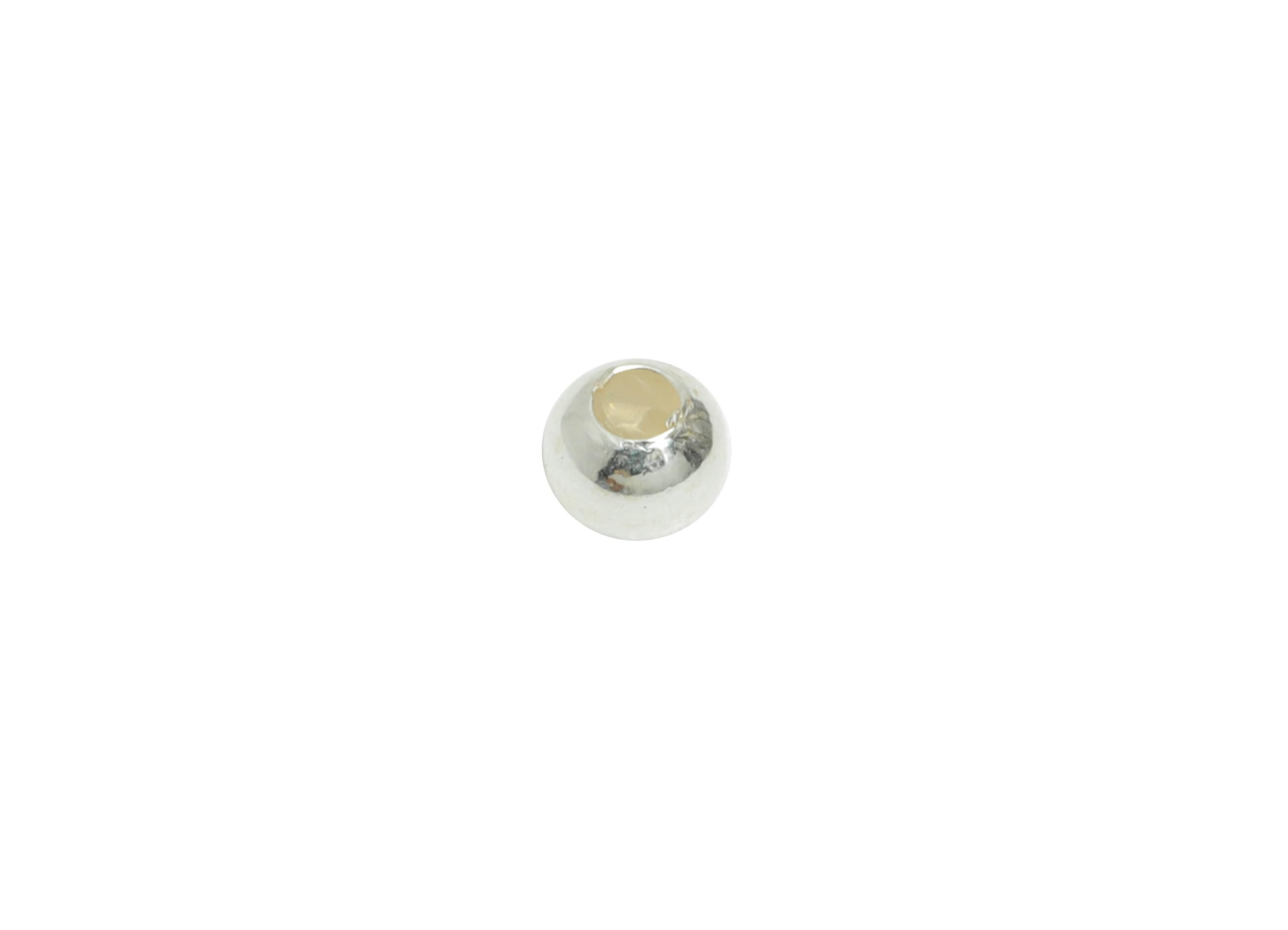 3mm Silicone Stopper Beads - Positioning Rubber Stopper Bead - 925 Sterling Silver - Rondelle Spacer Bead - Jewelry Making Supplies - SI1163 - DOMEDBAZAAR