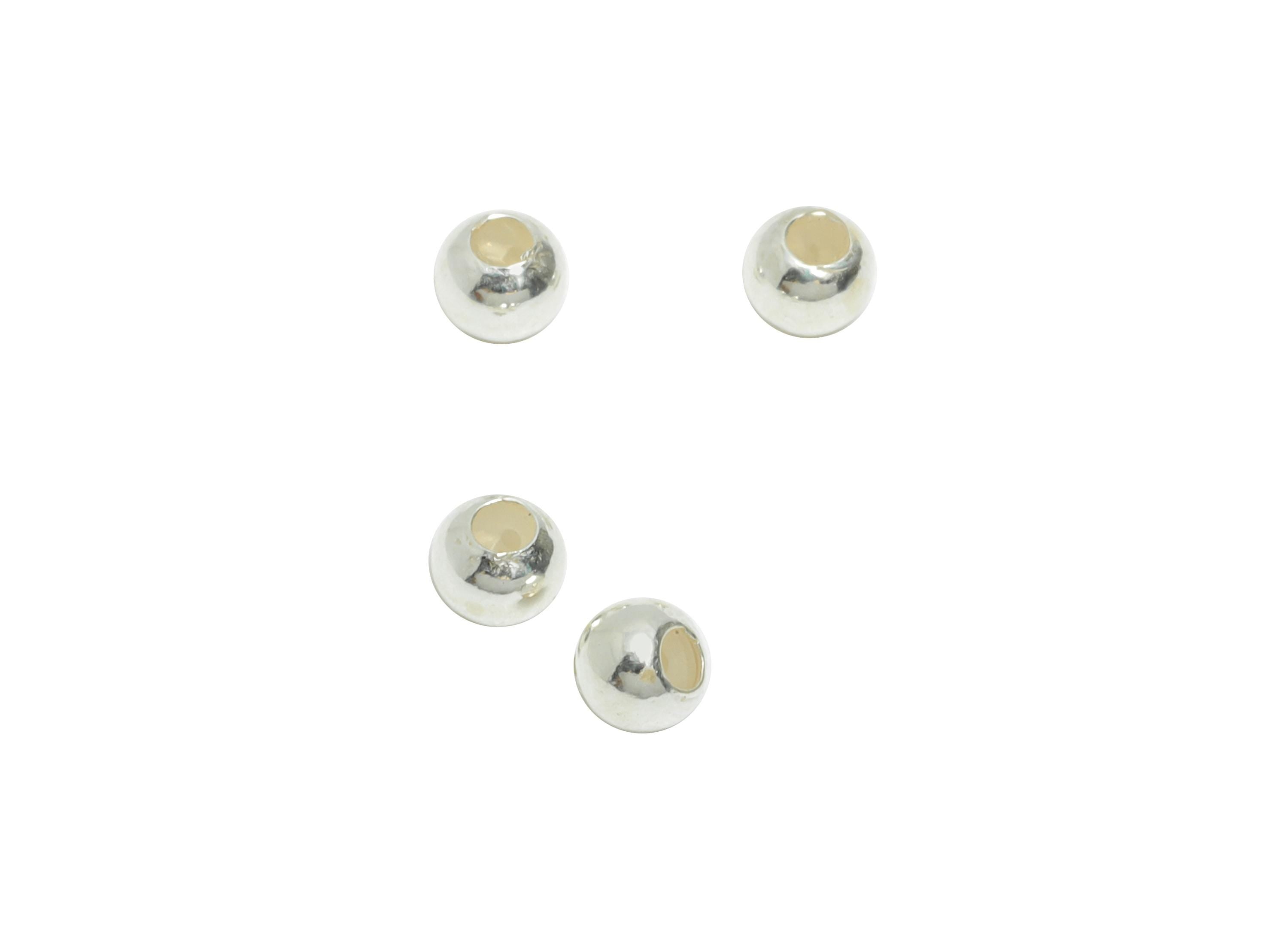 3mm Silicone Stopper Beads - Positioning Rubber Stopper Bead - 925 Sterling Silver - Rondelle Spacer Bead - Jewelry Making Supplies - SI1163 - DOMEDBAZAAR