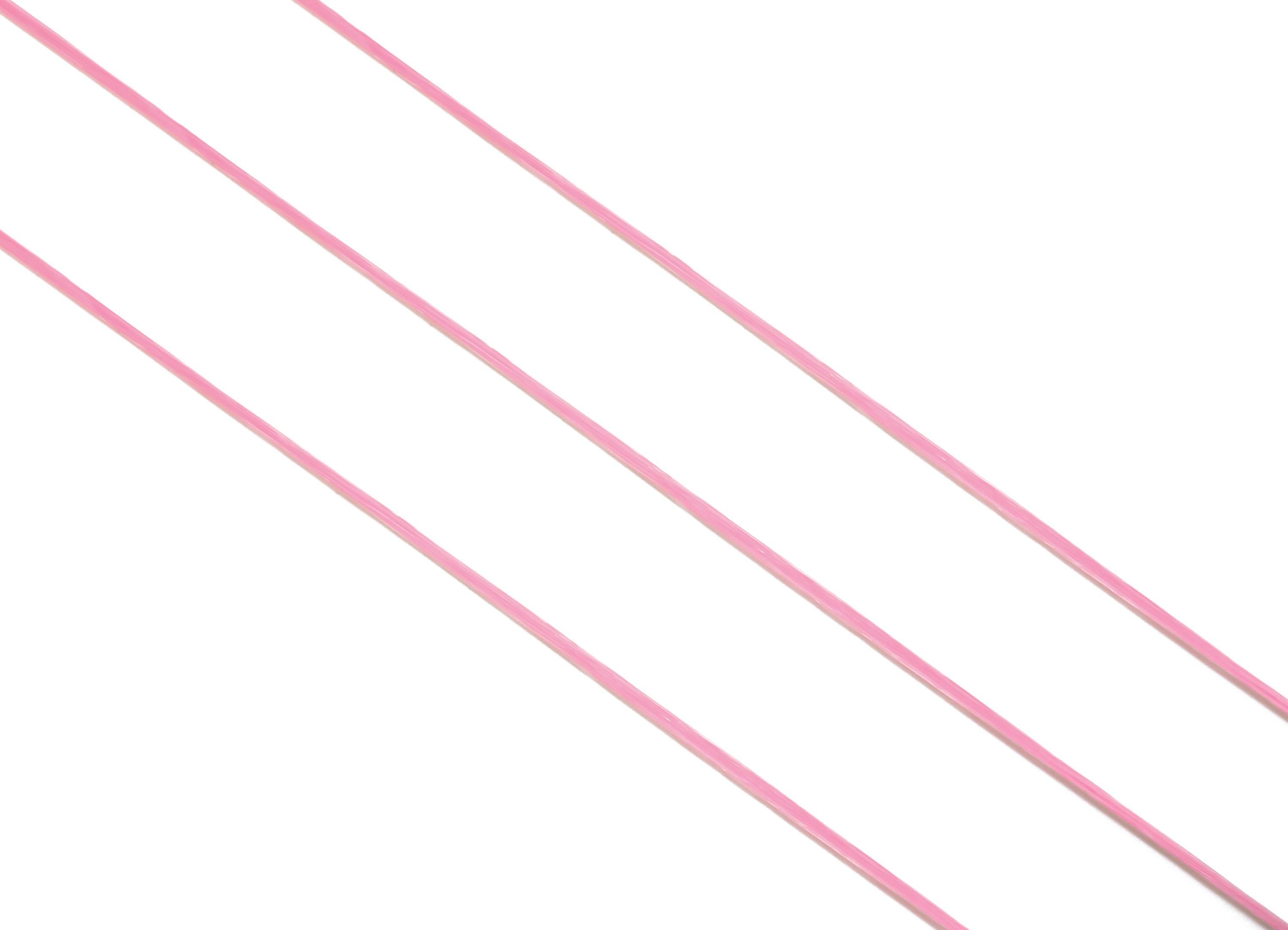 0.6mm Elastic Thread - Elastic Cord for Crafts 60m/Roll - Pink Beading and Jewelry Making Elastic - Elastic Sewing Craft Cord - TH1118
