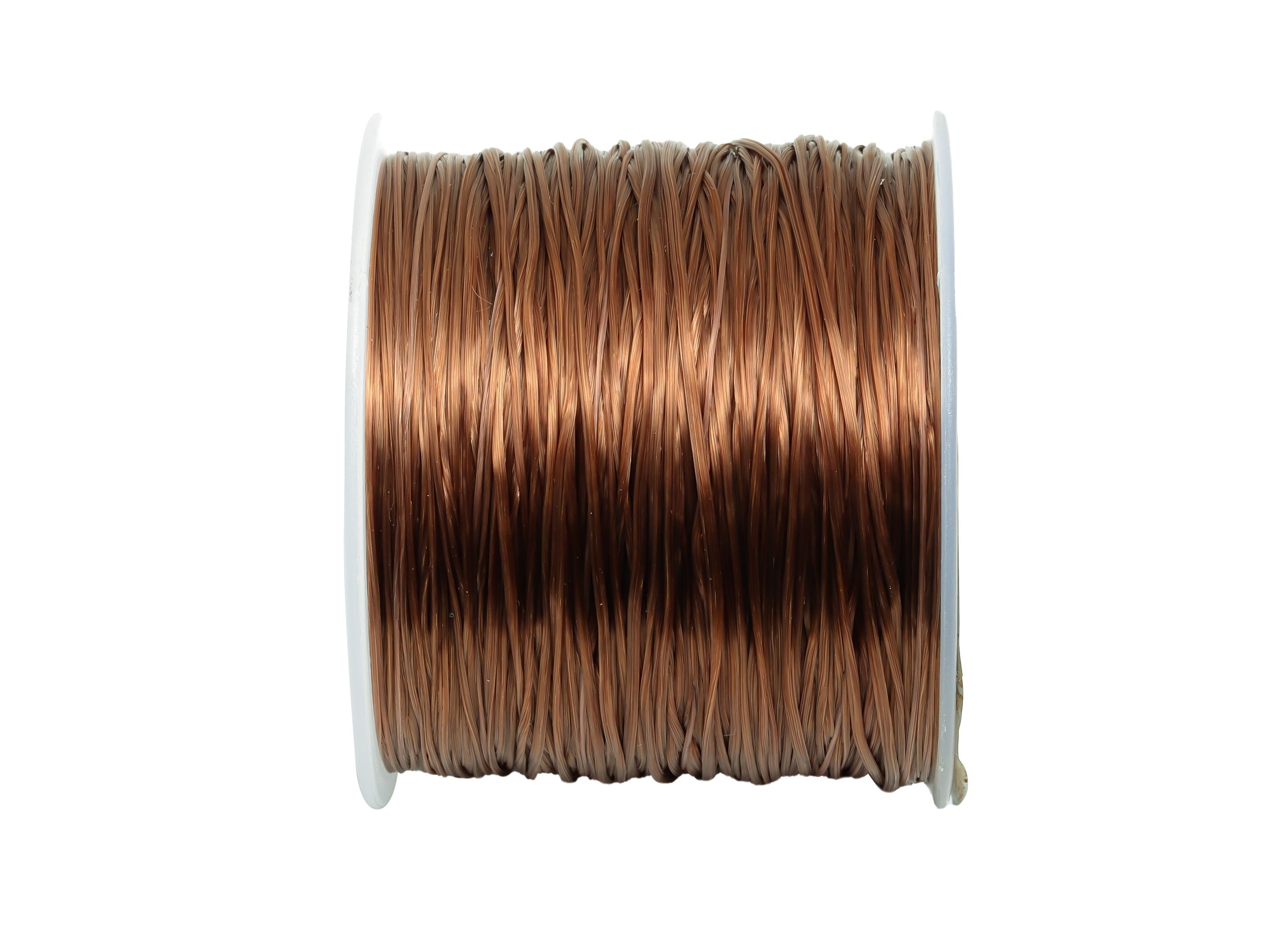 0.6mm Elastic Thread - Elastic Cord for Crafts 60m/Roll - Brown Beading and Jewelry Making Elastic - Elastic Sewing Craft Cord - TH1120
