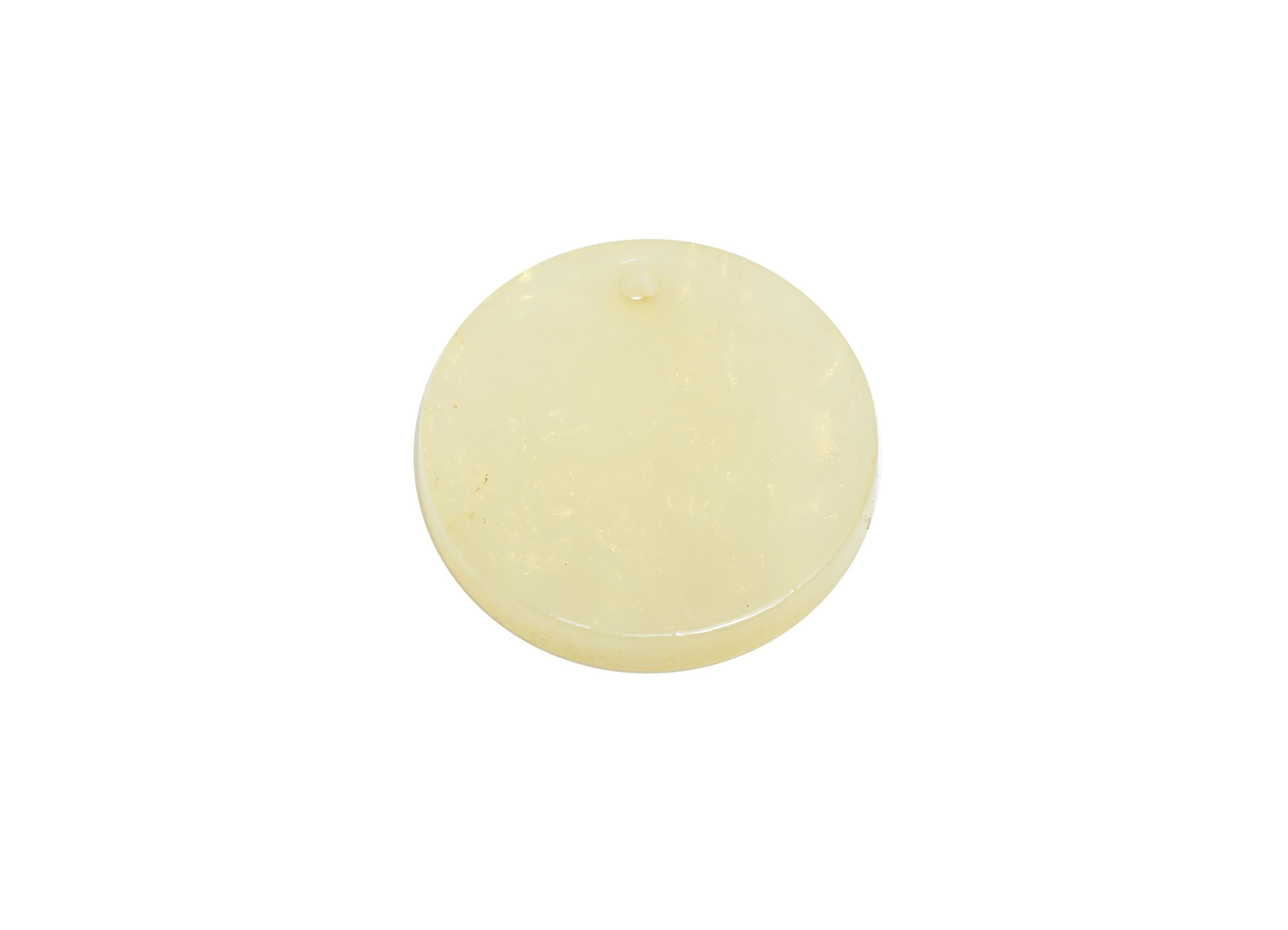 18mm Acetic Summer Earring Charm - Multicolor Round Flat Pendant - Handmade Craft Supply - Boho Jewelry Finding - 18x18x2mm - AC2695-A1079 - DOMEDBAZAAR