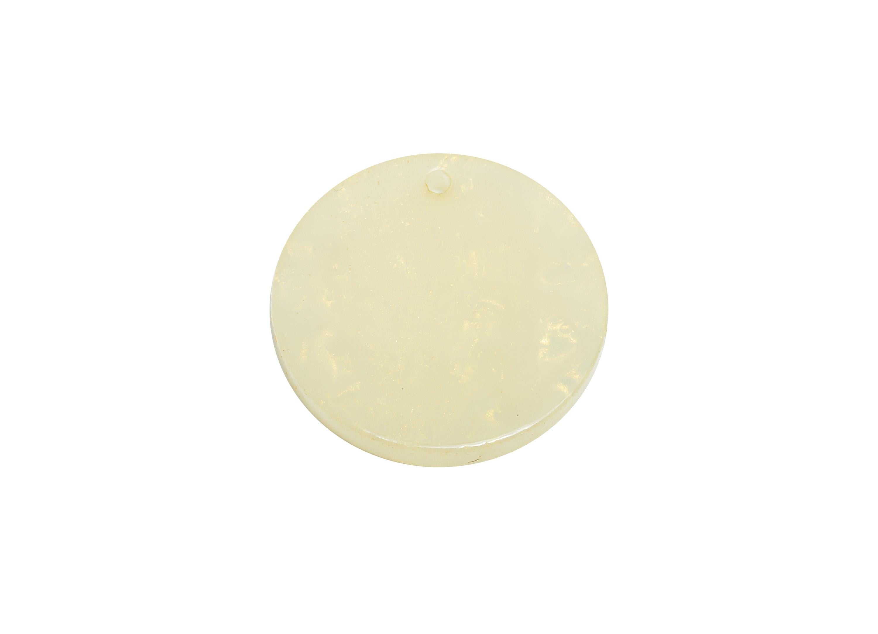 19mm Acetic Summer Earring Charm - Multicolor Round Flat Pendant - Handmade Craft Supply - DIY Jewelry Making - 19x19x2.46mm - AC2697-A1079 - DOMEDBAZAAR