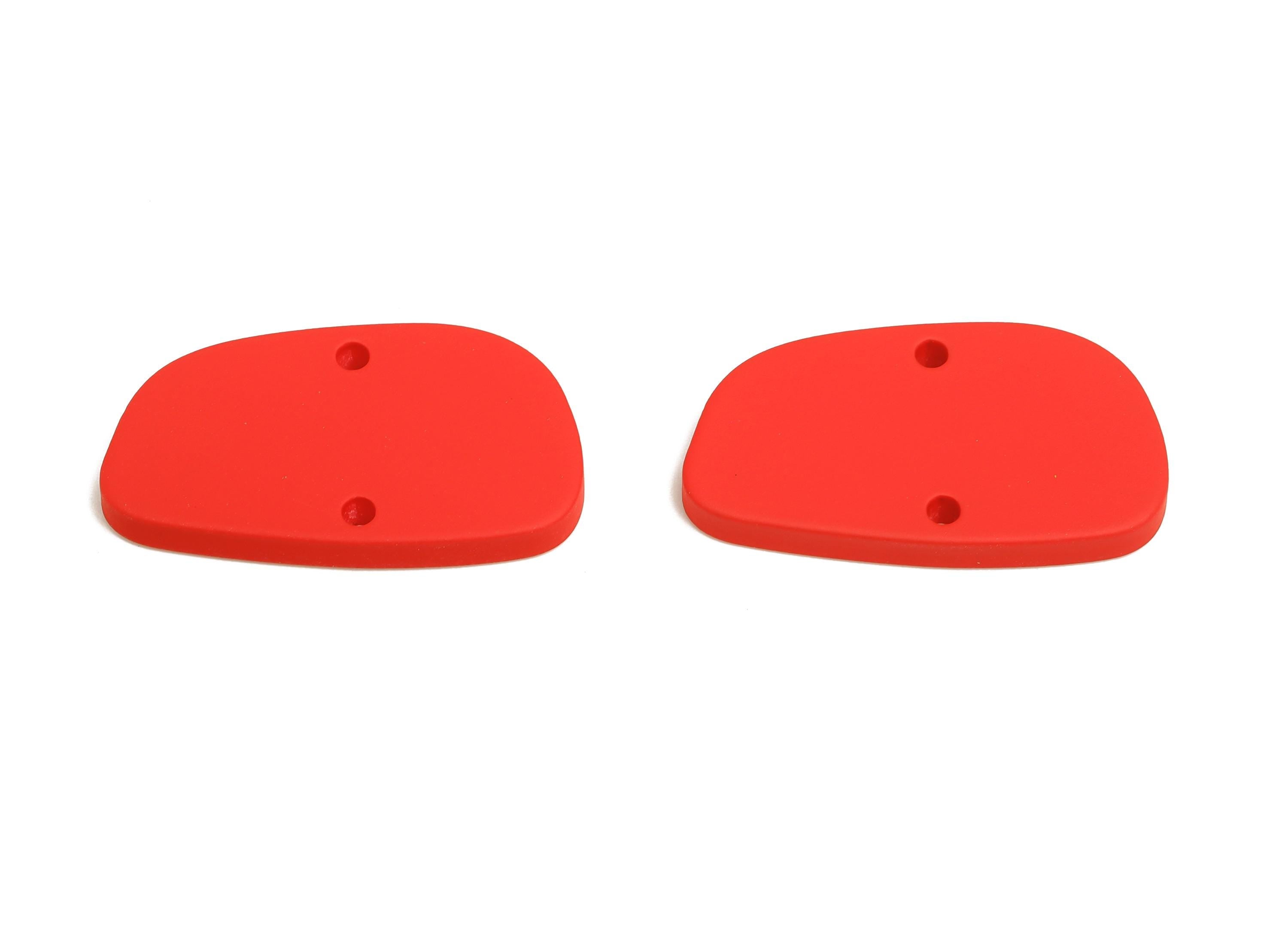 Acrylic Red Connector - Matte Connector Earring Piece - Lightweight Minimalist Jewelry Part - Color Code: A1054 - 26x14x2mm - AC3650-A1054 - DOMEDBAZAAR