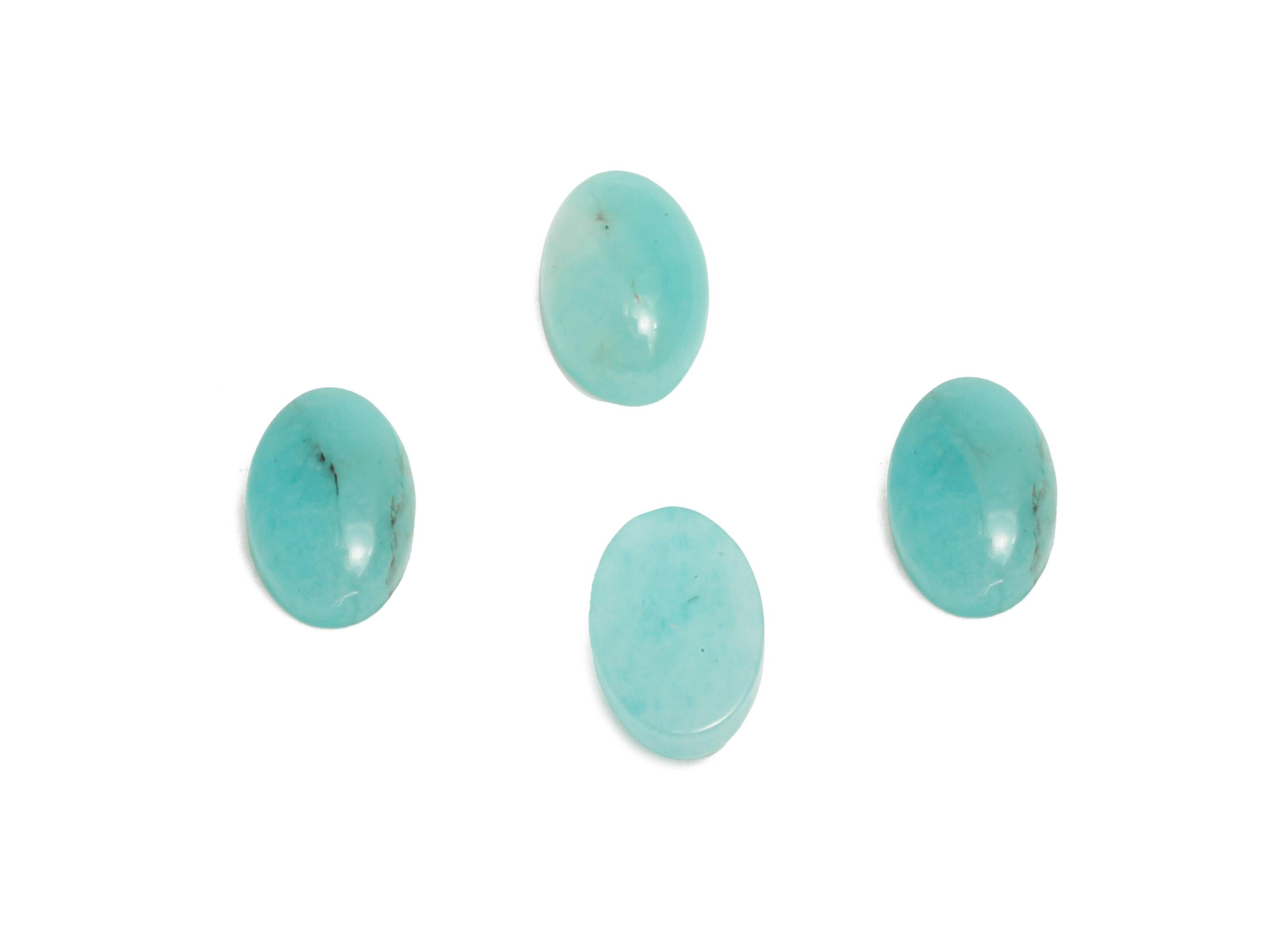 4*6mm Oval Aventurine Stone Cabochon - Natural Stone for Craft Ring Making - Gemstone for DIY Bezel Stone - Handmade Cabochon Supply- NS3129 - DOMEDBAZAAR