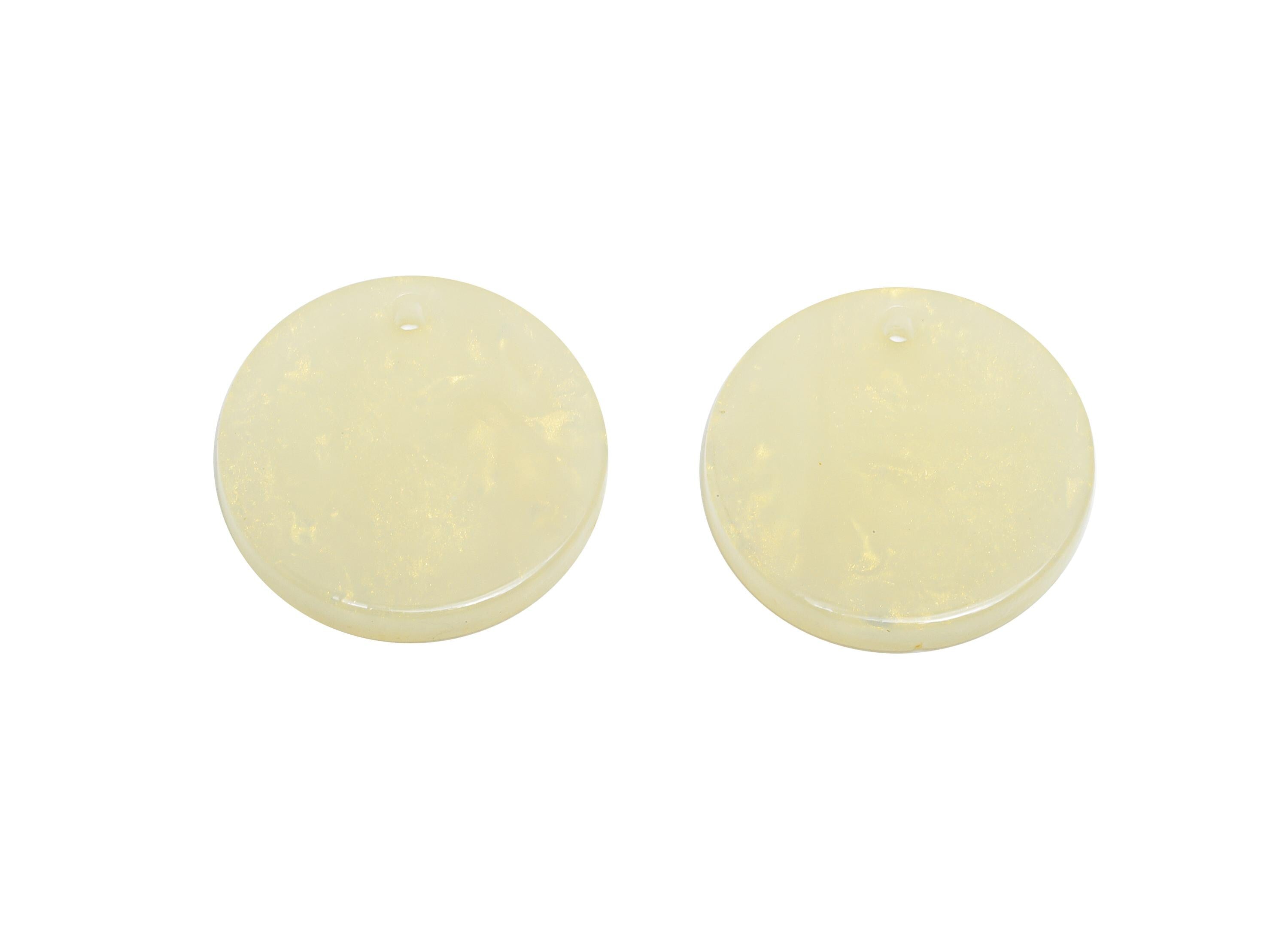 16mm Acetic Round Earring Charm - Multicolor Round Flat Pendant - Handmade Craft Supply - Geometric Jewelry Supply - 16x16x2mm -AC2691-A1079 - DOMEDBAZAAR