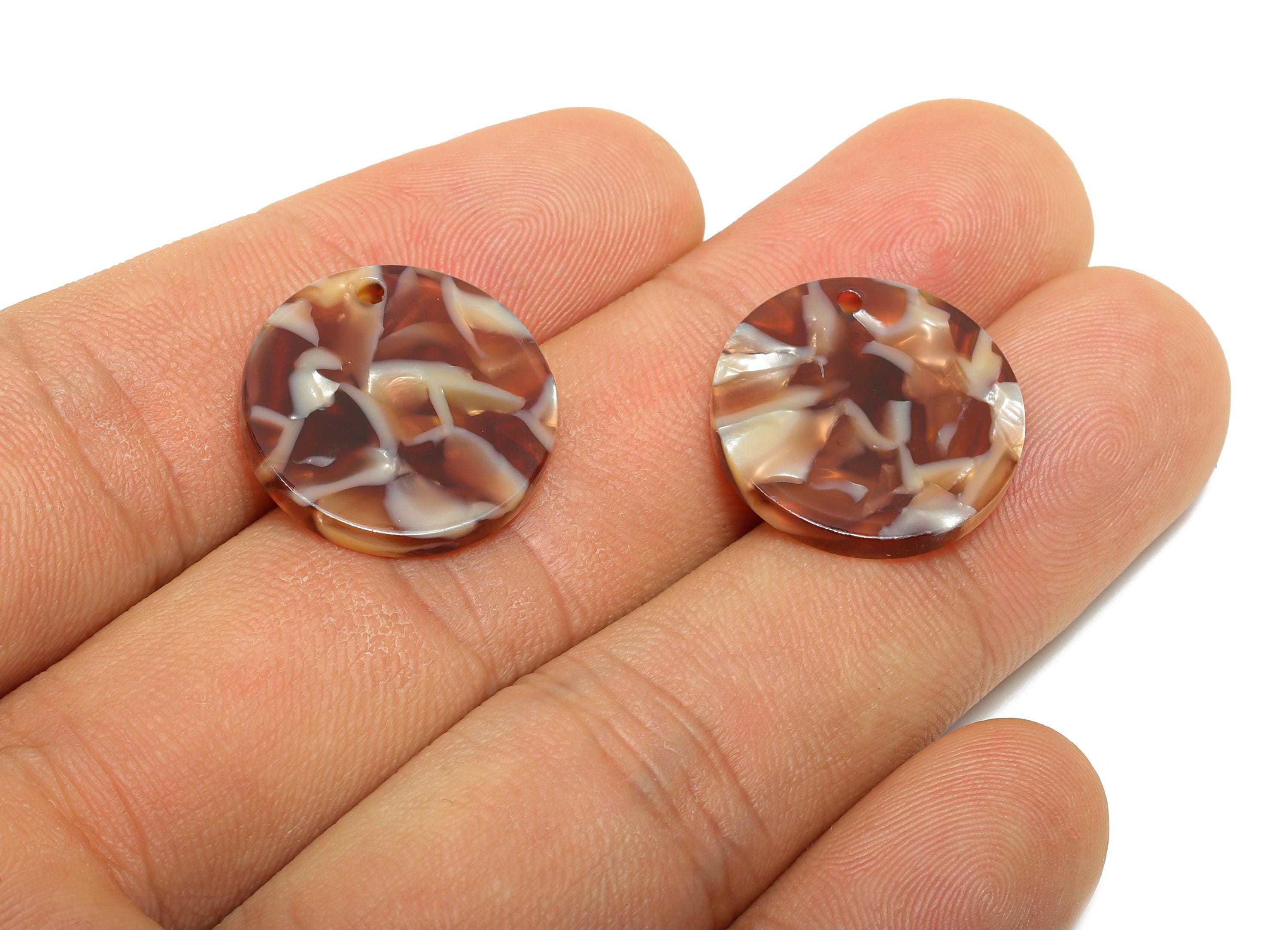 19mm Acetic Geometry Earring Charm - Lightweight Jewelry Piece - Handmade Craft Supply - DIY Jewelry Making - 19x19x2.46mm - AC2697-A1087 - DOMEDBAZAAR