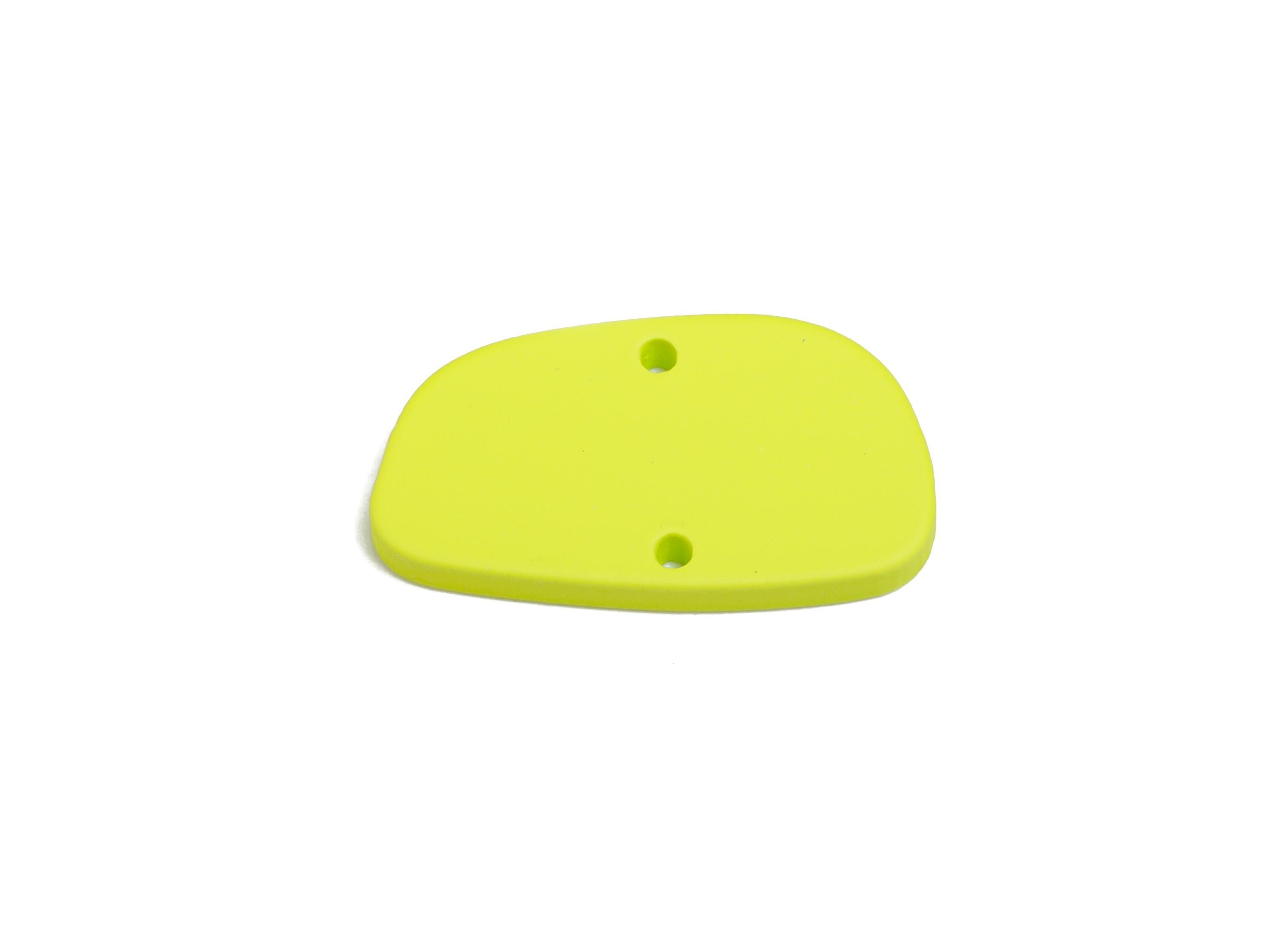 Acrylic Lime Green Connector - Matte Colorful Earring Piece - Lightweight Minimalist Jewelry Part - Color Code: A1058-26x14x2mm-AC3650-A1058 - DOMEDBAZAAR