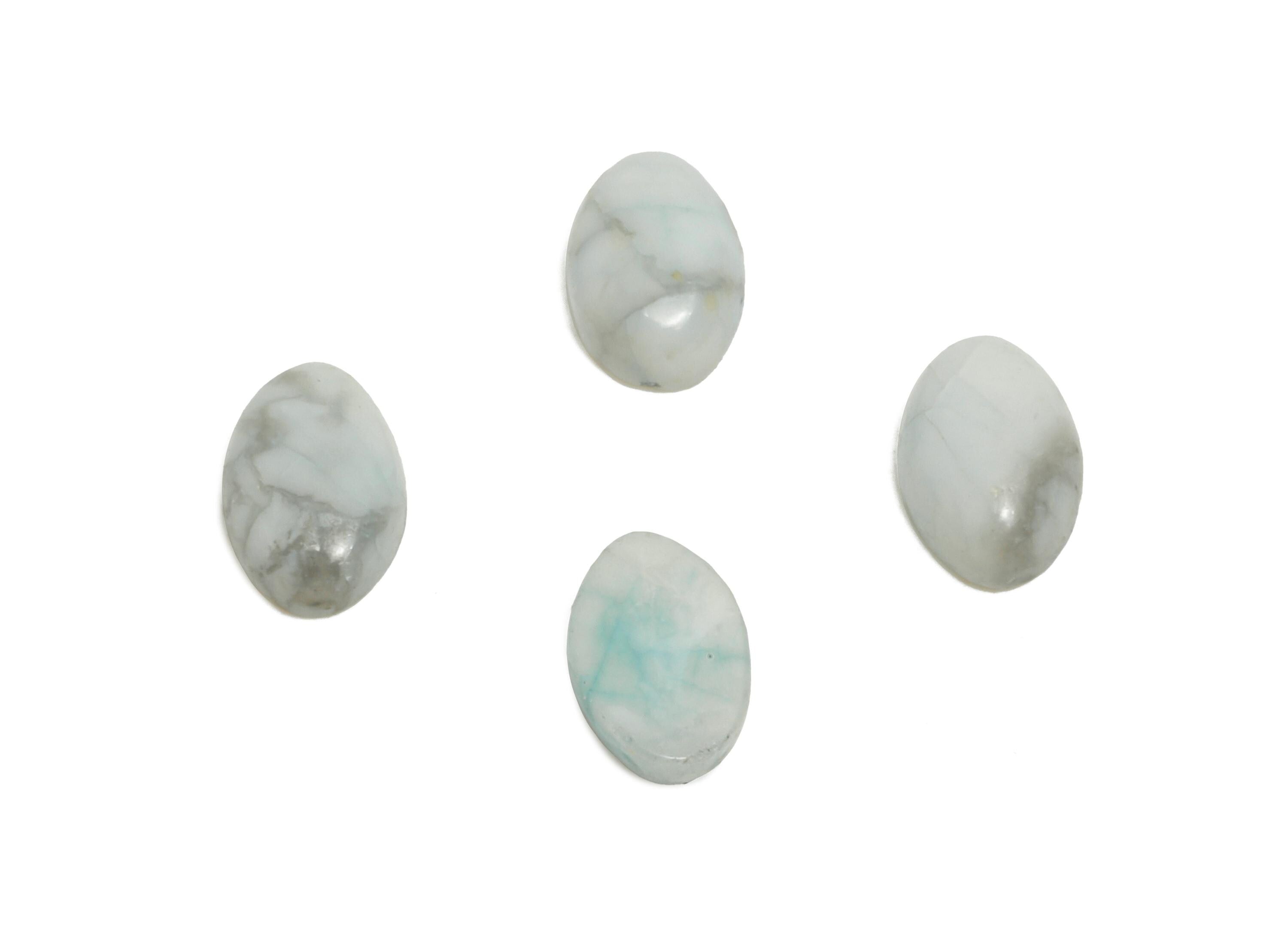 4*6mm Oval Aquamarine Morganite Cabochon - Natural Stone for Craft Ring Making - Gemstone for DIY Bezel Stone - Handmade Jewelry - NS3130 - DOMEDBAZAAR