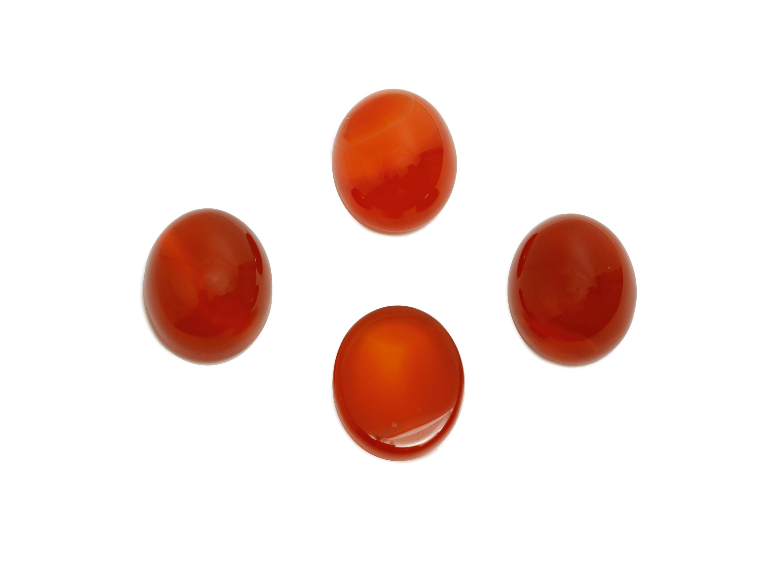 10*8mm Oval Red Agate Cabochon - Geometry Stone for Craft Ring Making - DIY Bezel Setting Stone Jewelry Finding - Handmade Cabochon - NS3131 - DOMEDBAZAAR