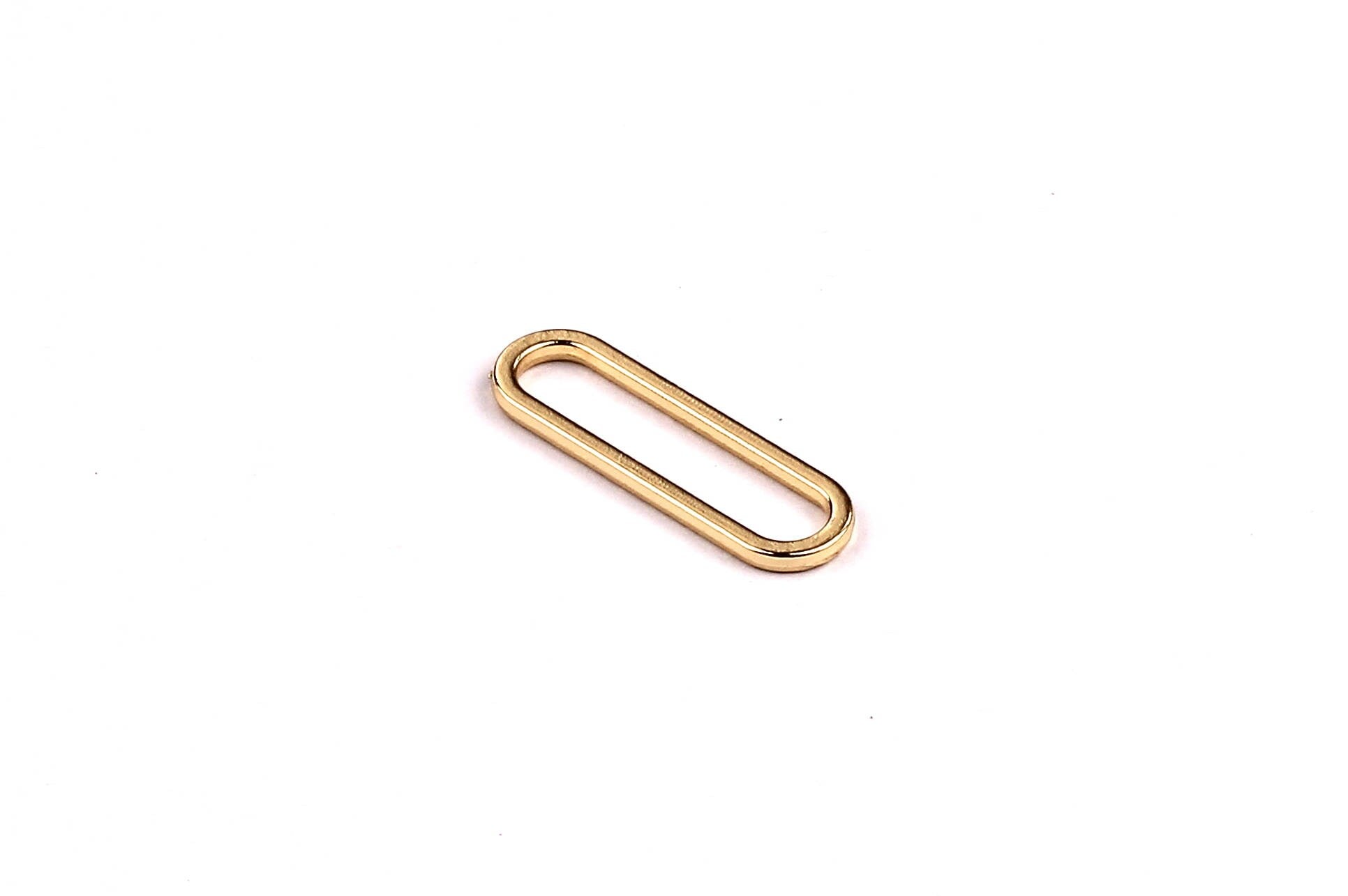 Clip Shaped Charms- Zinc Alloy Earring Findings - Gold Tone Connector - Alloy Pendant for Necklace - Jewelry Supplies - 19x6x1.2mm - ZZ1161 - DOMEDBAZAAR