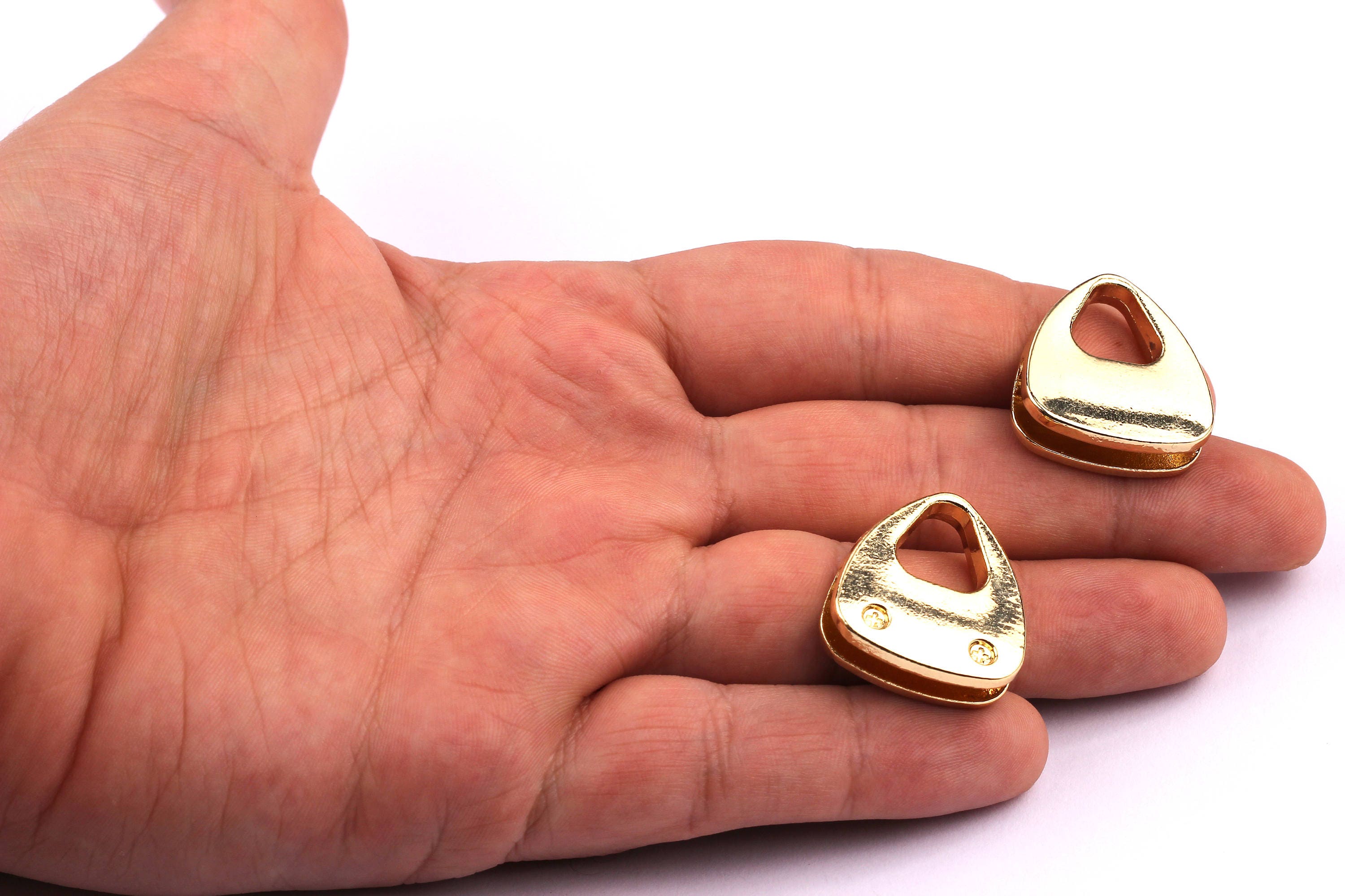 Handbag Shaped Charms- Zinc Alloy Earring Findings - Gold Tone Connector - Alloy Pendant for Necklace - Jewelry Supplies - 25x7.5mm - ZZ1182 - DOMEDBAZAAR