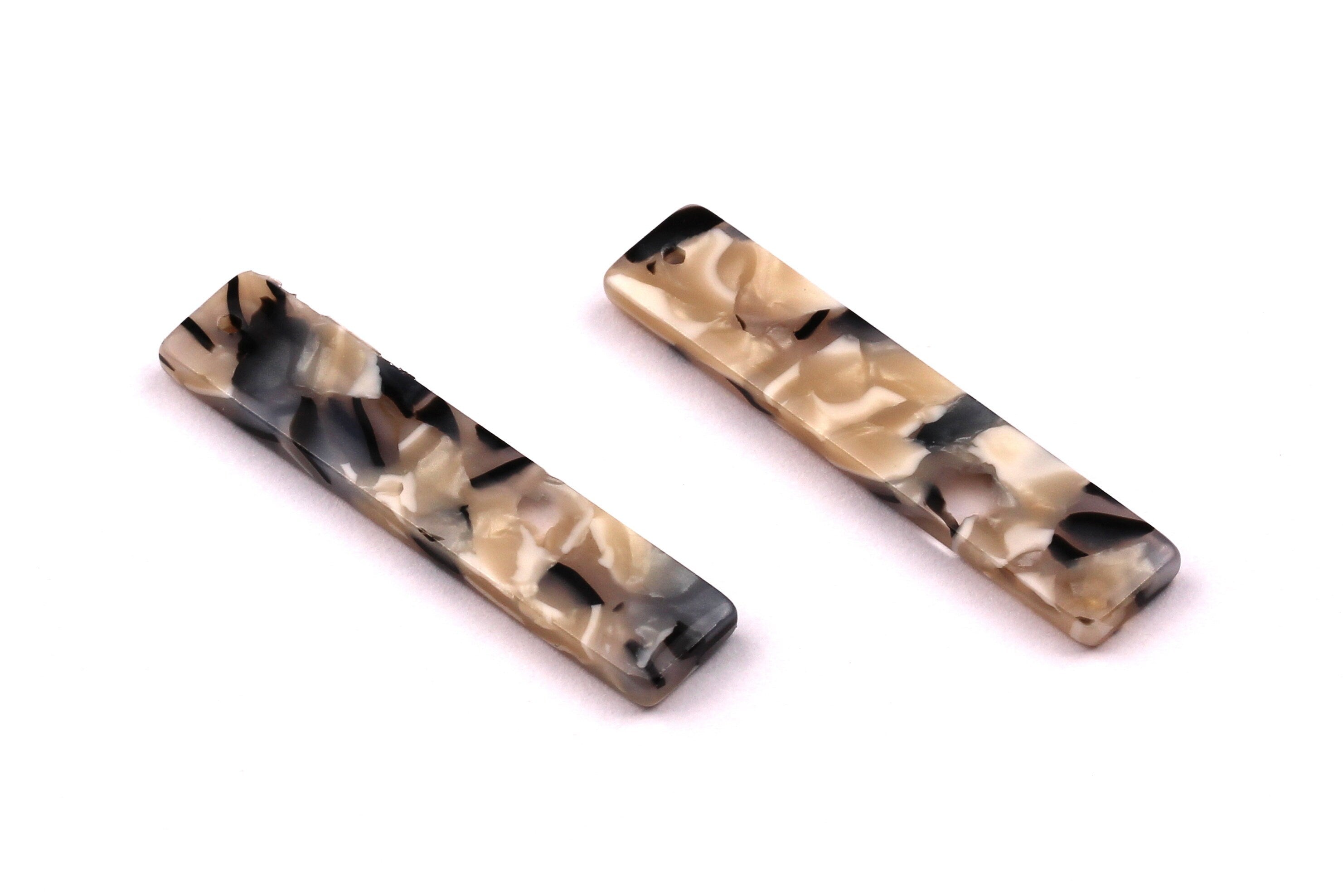 Acetate Stick & Bar Charms - Stick Earrings and Pendant - Earring Findings - Jewelry Supplies - Color Code: A87 - 34x7mm - AC1026C - DOMEDBAZAAR