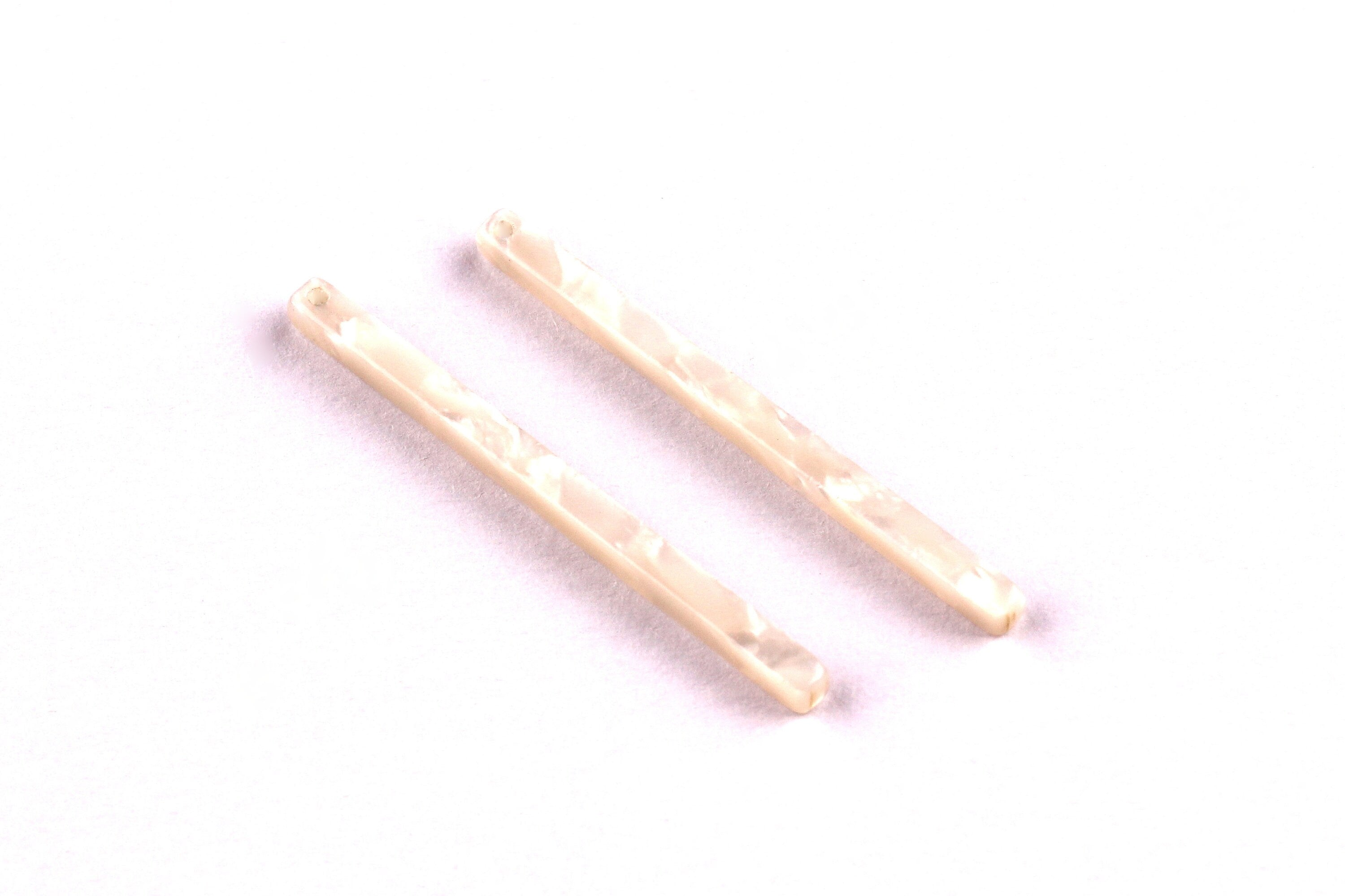 Acetate Stick Charms - Stick Earrings and Pendant - Earring Findings - Jewelry Supplies - Color Code: A30 - 39x2.75x2.75mm - AC1041A - DOMEDBAZAAR