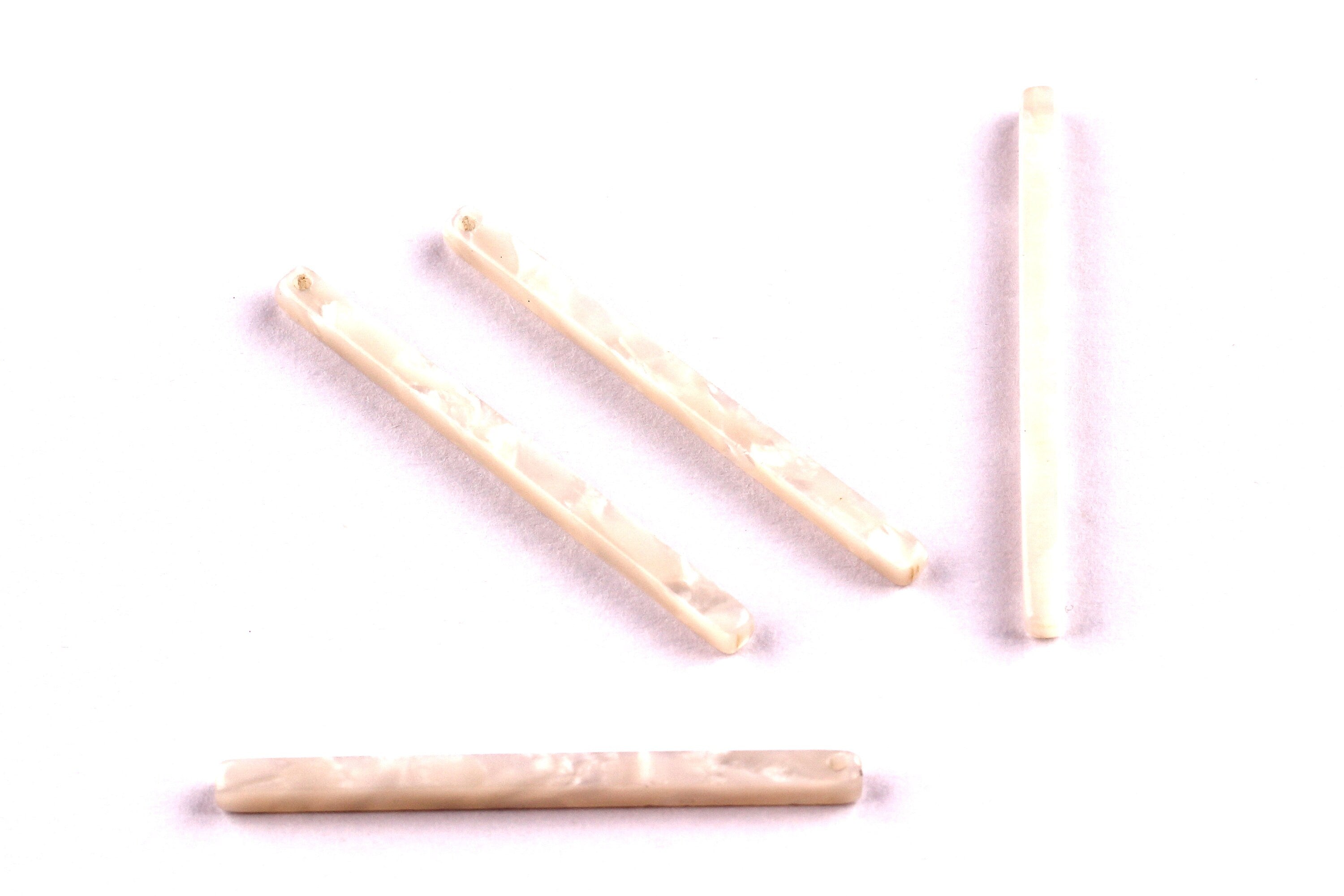 Acetate Stick Charms - Stick Earrings and Pendant - Earring Findings - Jewelry Supplies - Color Code: A30 - 39x2.75x2.75mm - AC1041A - DOMEDBAZAAR