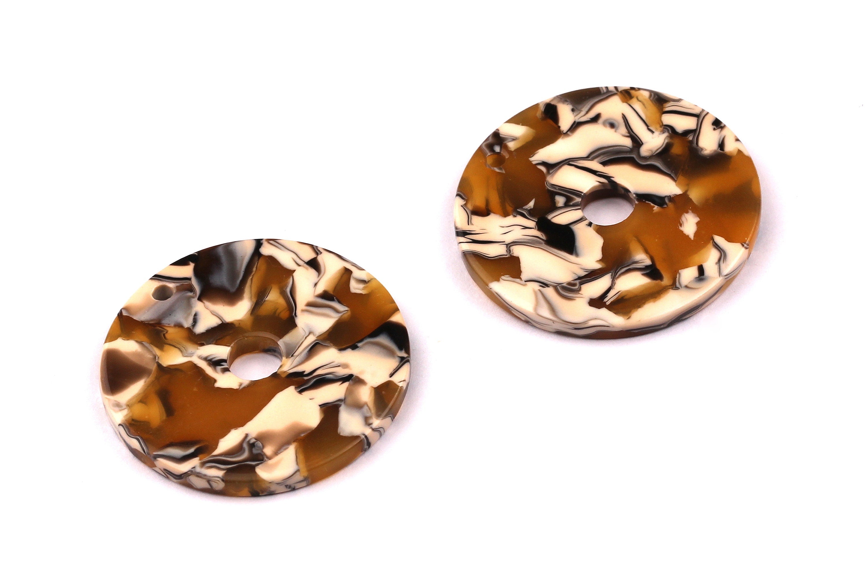 Acetate Circle Charms - Circle Earrings and Pendant - Earring Findings - Jewelry Supplies - Color Code: A14 - 29x2.6mm - AC1018A - DOMEDBAZAAR