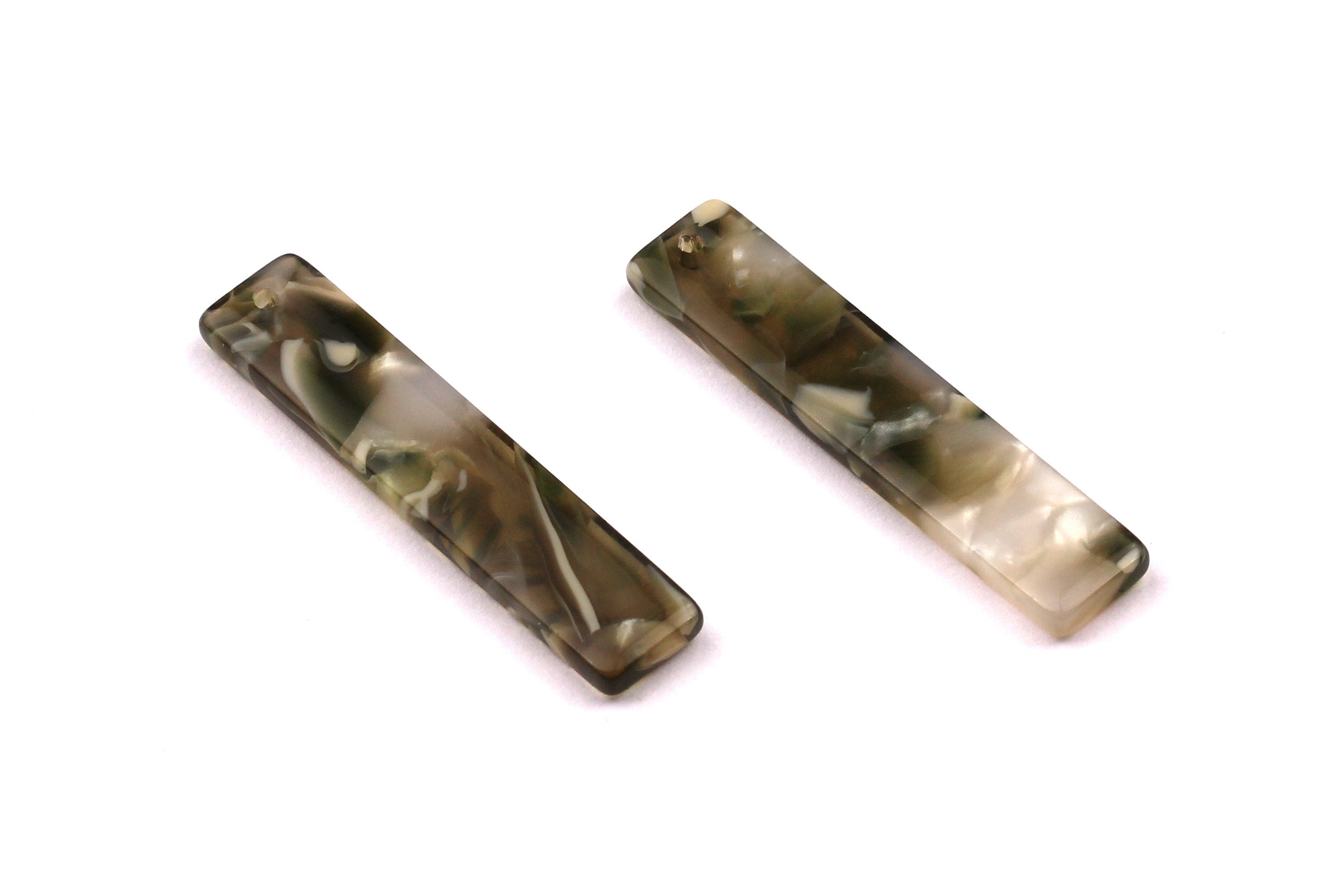 Acetate Stick & Bar Charms - Stick Earrings and Pendant - Earring Findings - Jewelry Supplies - Color Code: A86 - 34x7mm - AC1026E - DOMEDBAZAAR