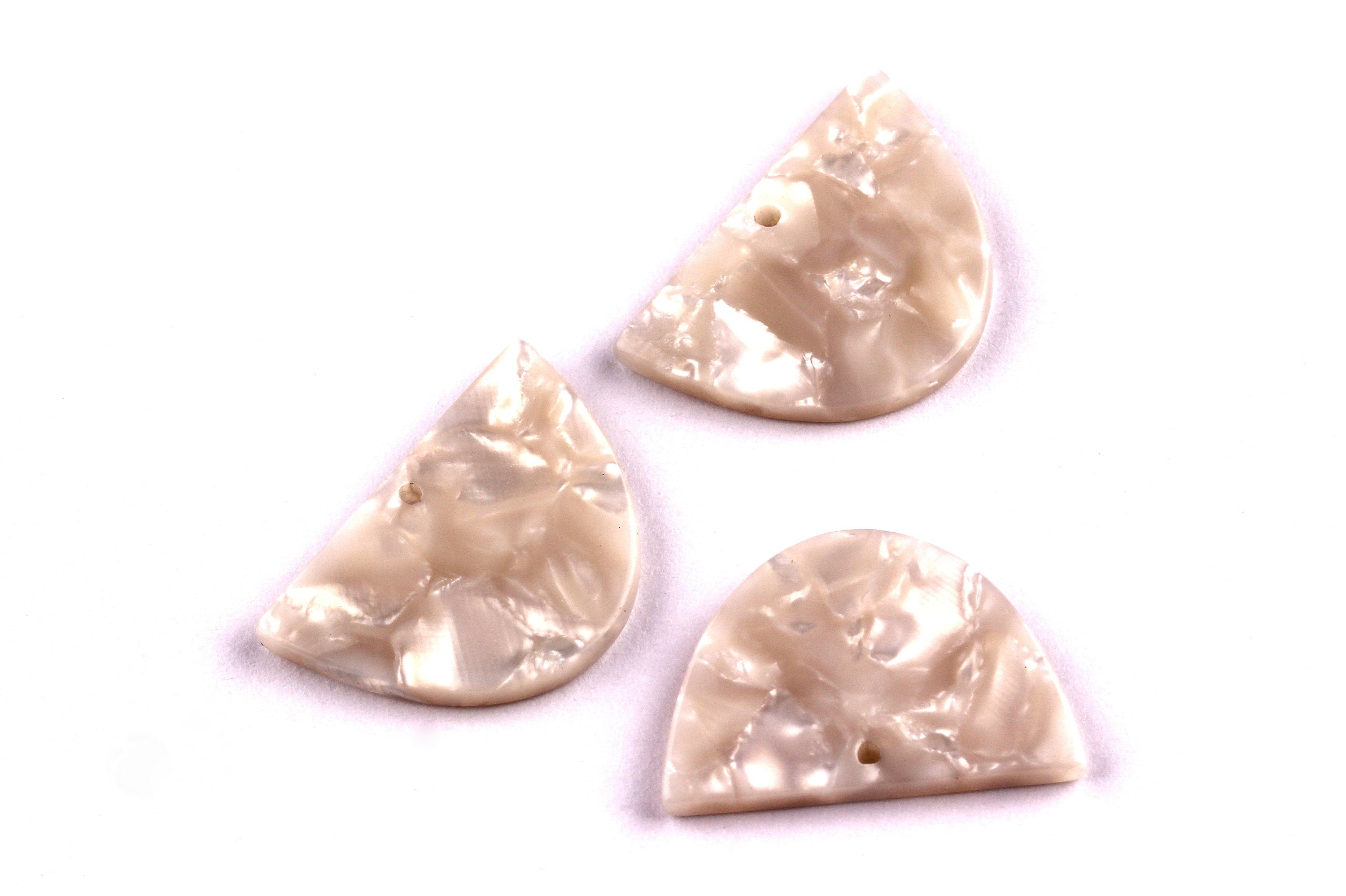 Acetate D Charms -D Earrings and Pendant - Earring Findings - Jewelry Supplies - Color Code: A12 - 17x25x2.5mm - AC1058C - DOMEDBAZAAR